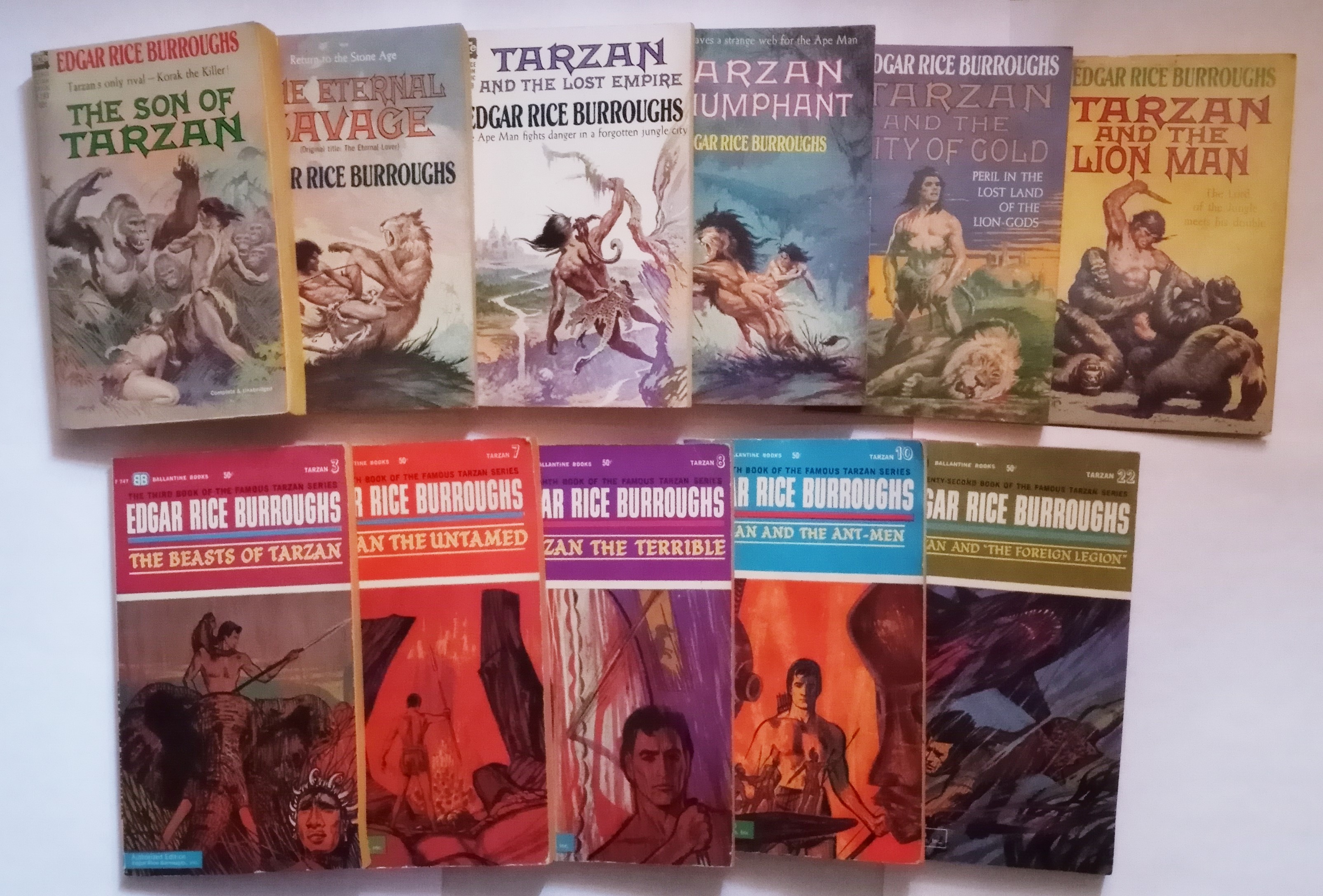 Image for Tarzan Triumphant :  Complete and Unabridged (Lot of 11 Tarzan Titles)
