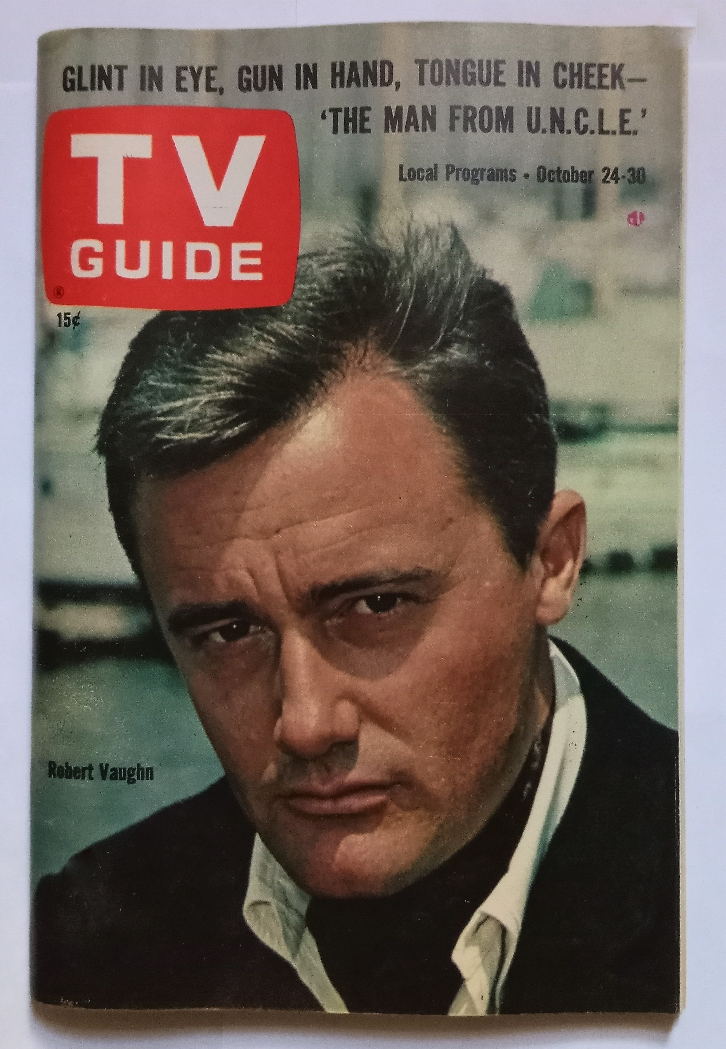 Image for TV Guide Magazine, October 24, 1964 :  Robert Vaughn, the Man from Uncle (U.N.C.L.E.)