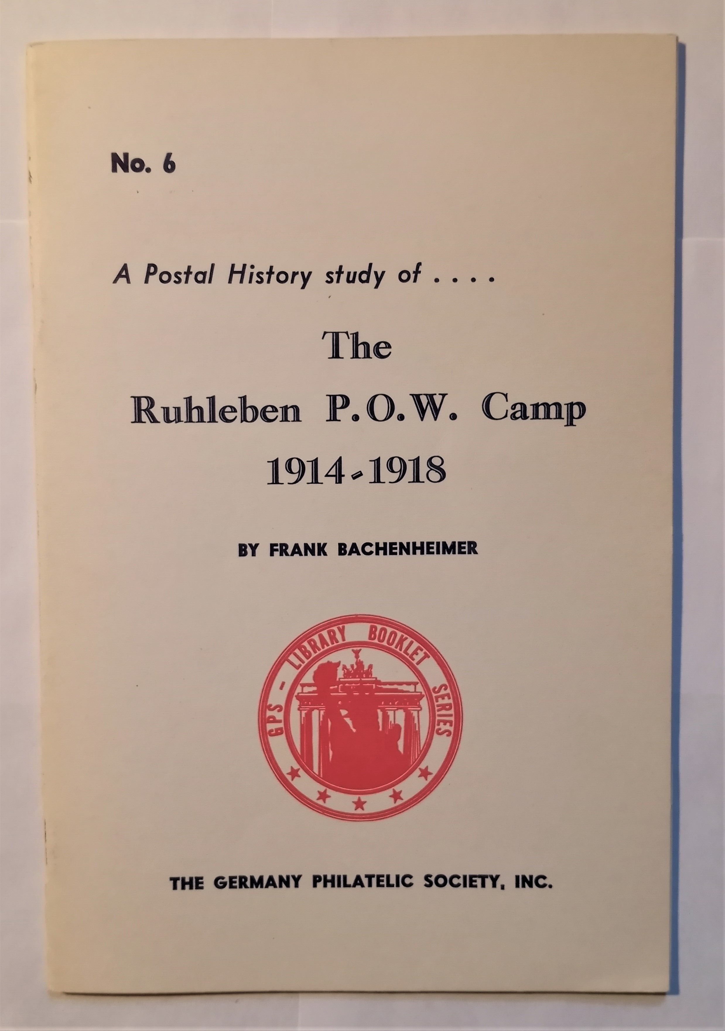 Image for Postal History Study of the Ruhleben POW Camp, a :  1914-1918