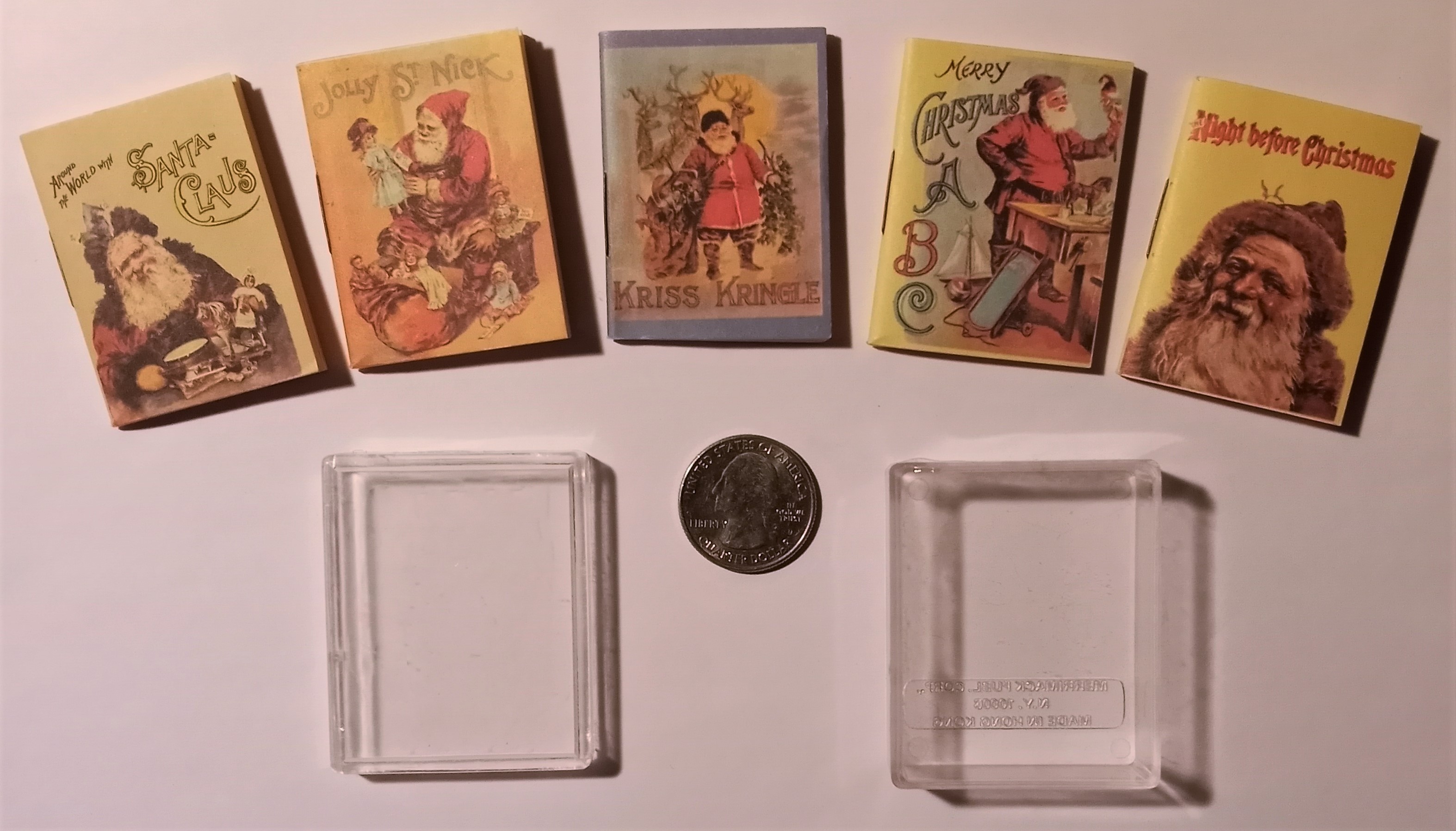 Image for Miniature Christmas Books :  Set of 5 Booklets in Original Acetate Box