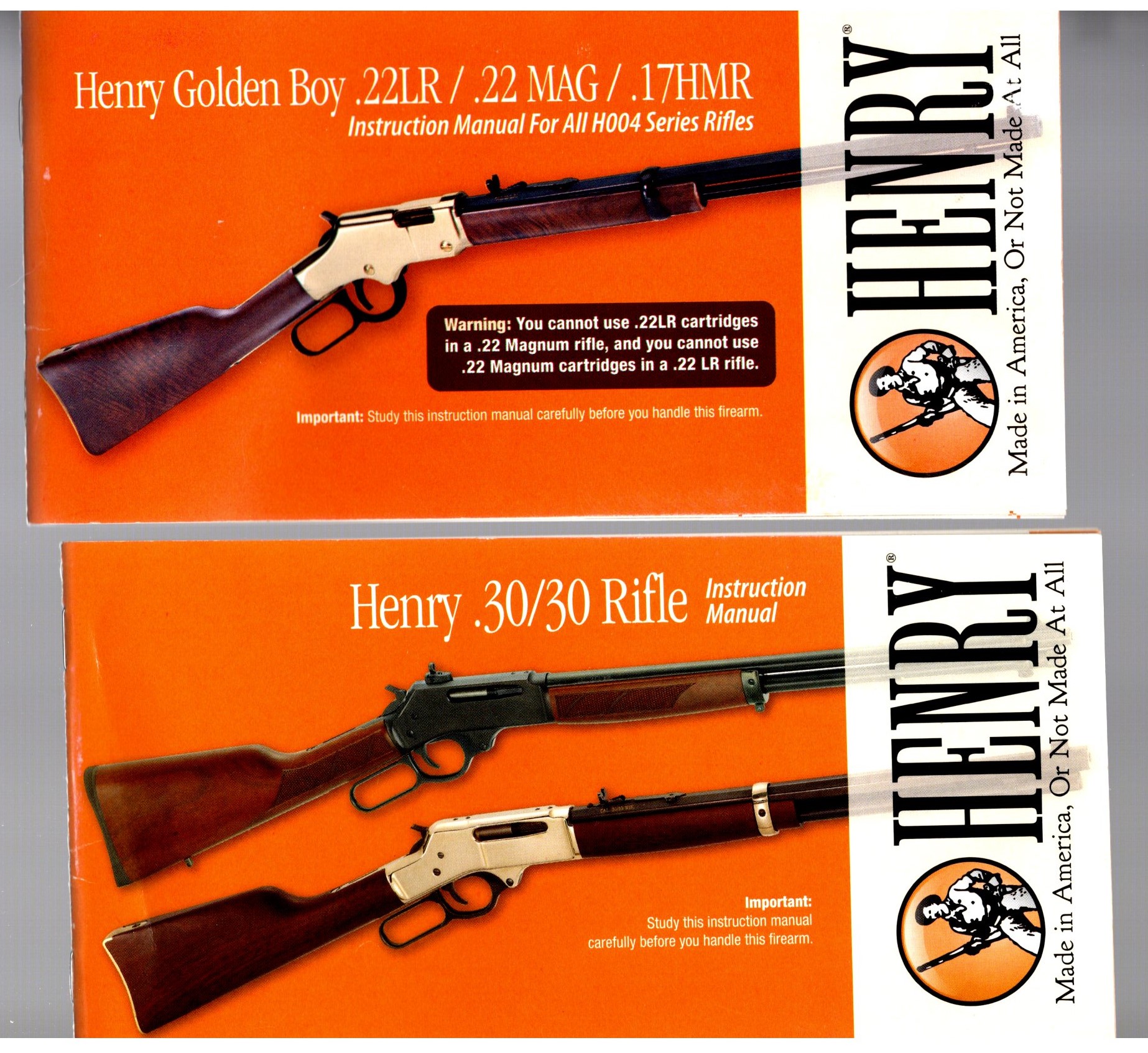 Image for Henry Golden Boy .22LR, .22 MAG, .17HMR :  Instruction Manual