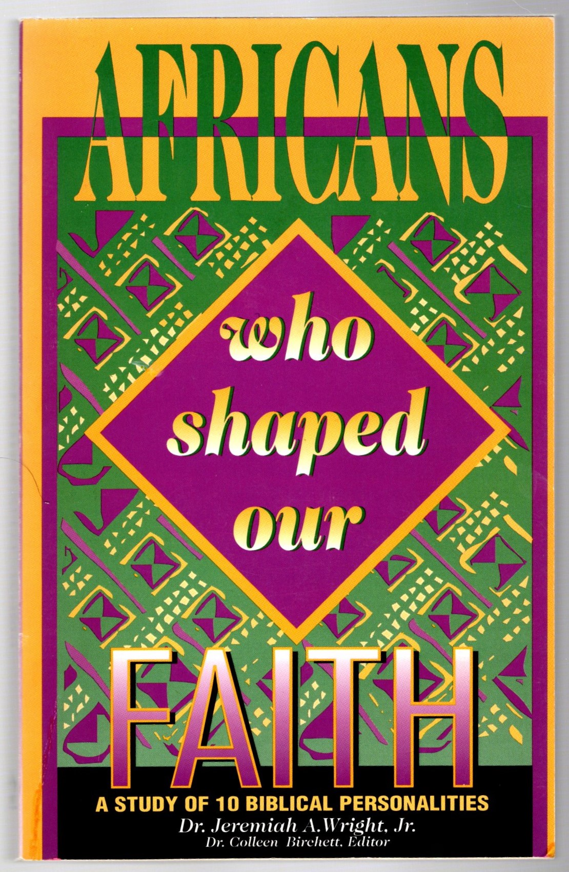 Image for Africans Who Shaped Our Faith :  A Study of 10 Biblical Personalities, Student Guide (Signed)