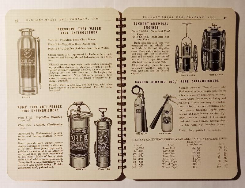 Elkhart Fire Protection Equipment Catalog G Fire Department Supplies