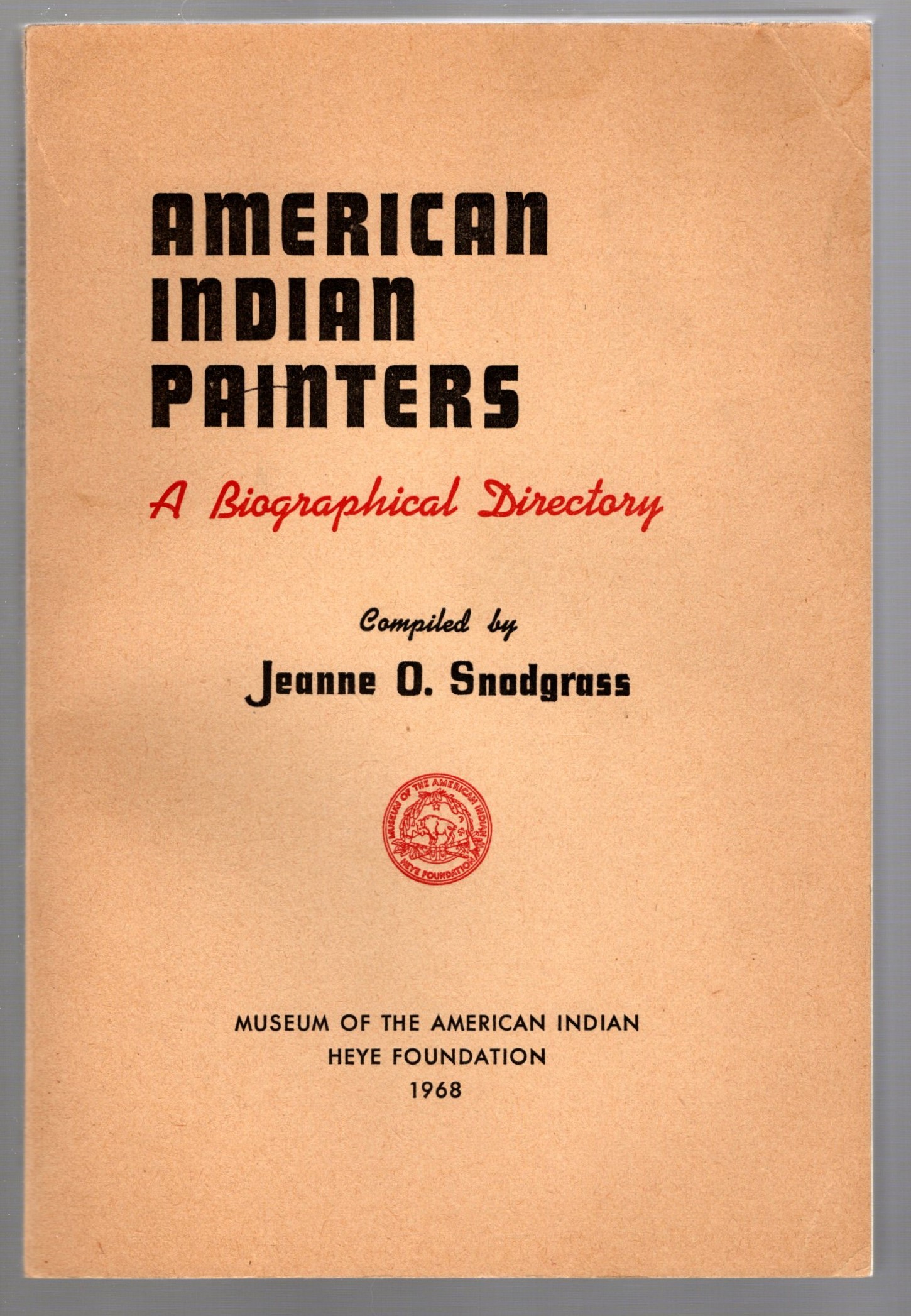 Image for American Indian Painters :  A Biographical Directory