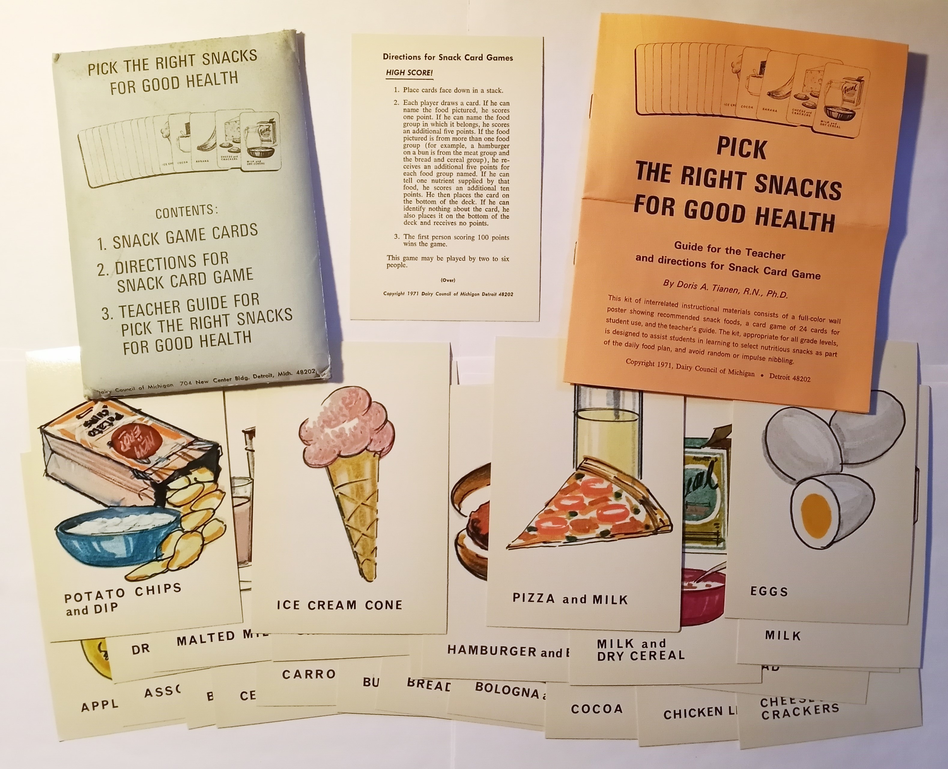 Image for Pick the Right Snacks for Good Health :  Guide for the Teacher and Directions for Snack Card Game