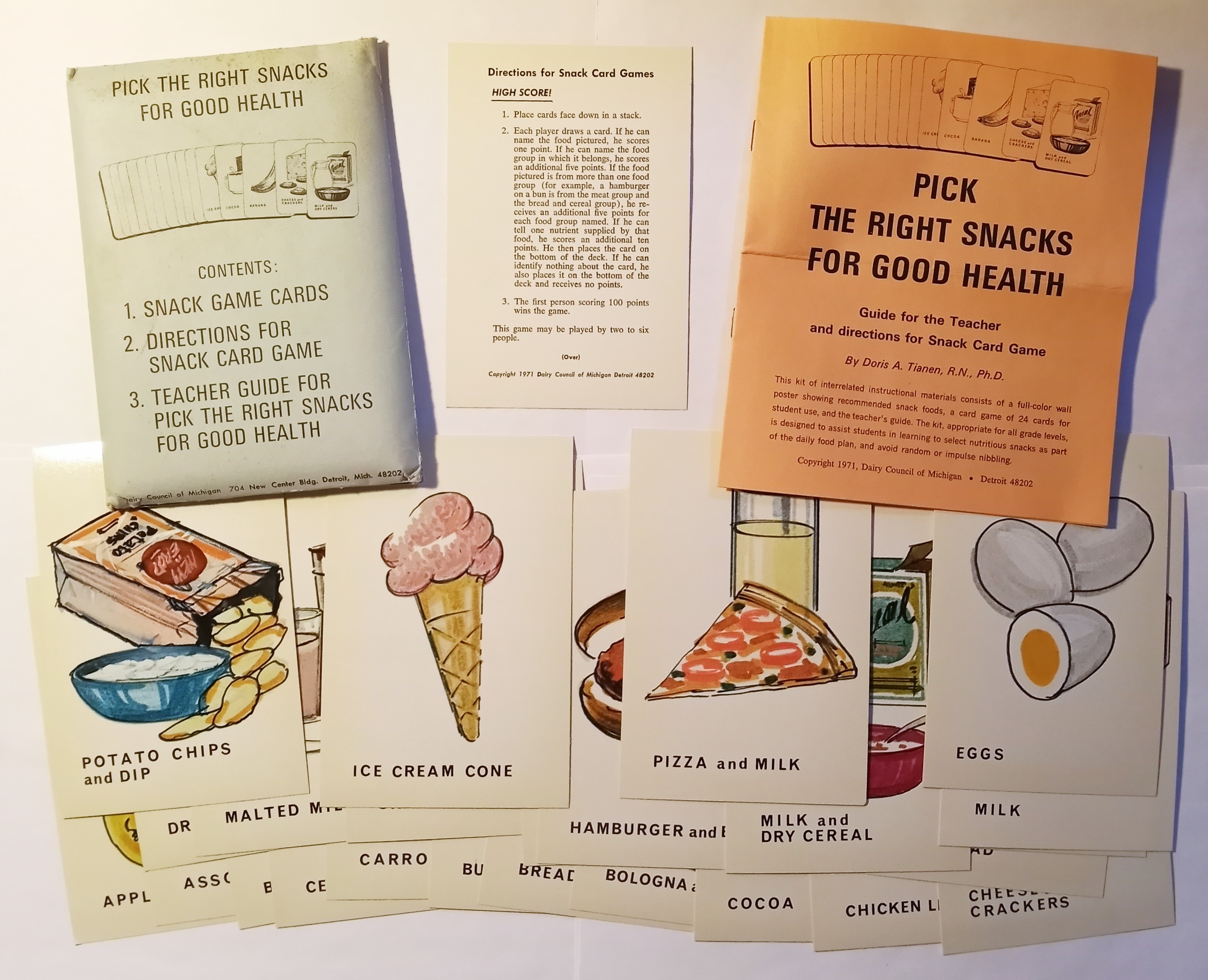 Image for Pick the Right Snacks for Good Health :  Guide for the Teacher and Directions for Snack Card Game