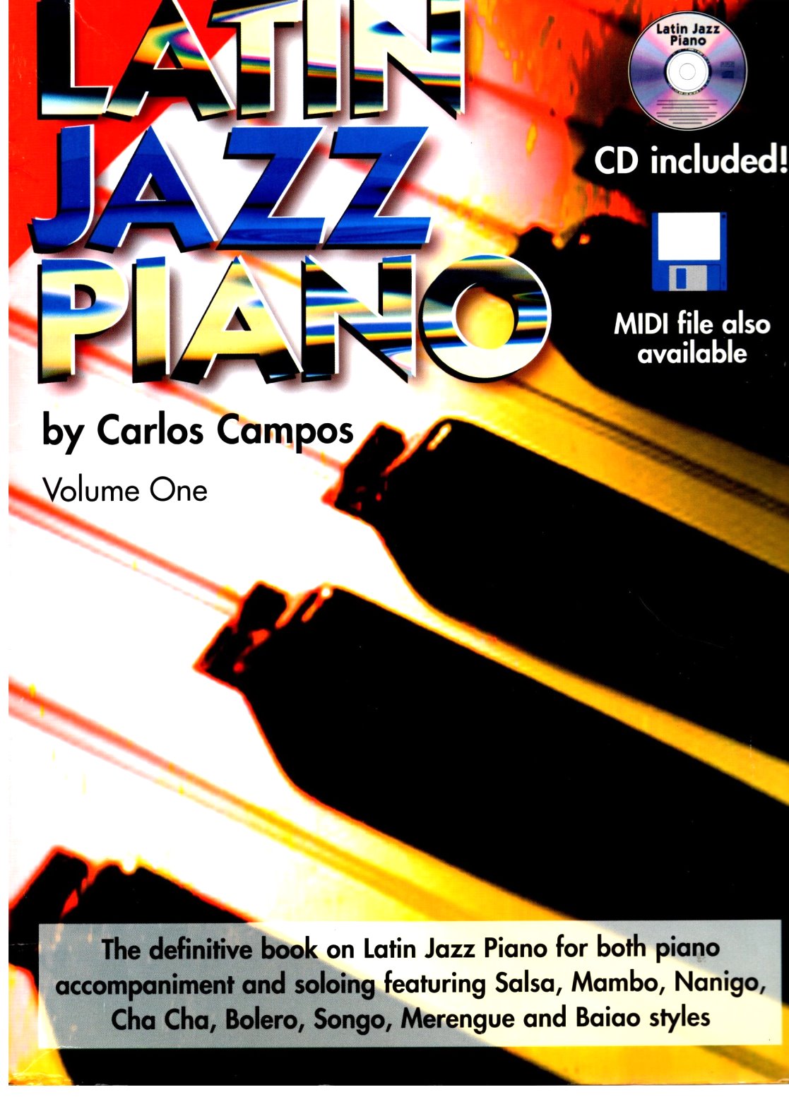 Image for Latin Jazz Piano, Volume1 :  Book and Audio CD
