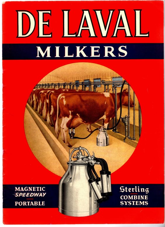 Image for De Laval Milkers, the De Laval Magnetic Speedway Milker :  Portable, Sterling, Equaled by None