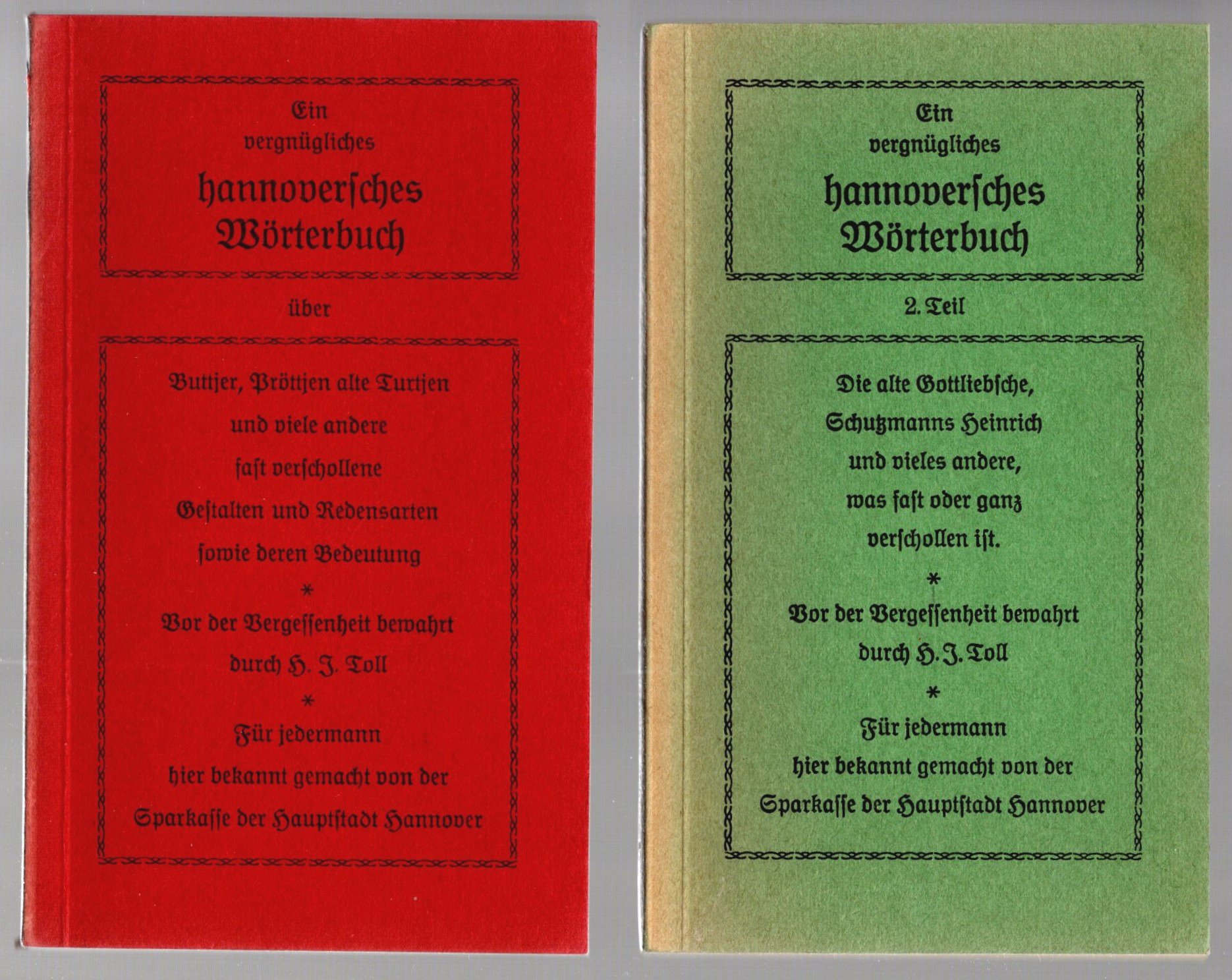 Image for Vergnugliches Hannoversches Worterbuch, Ein :  An Enjoyable Hannoverian Dictionary