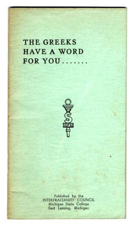 Image for Greeks Have a Word for You, The