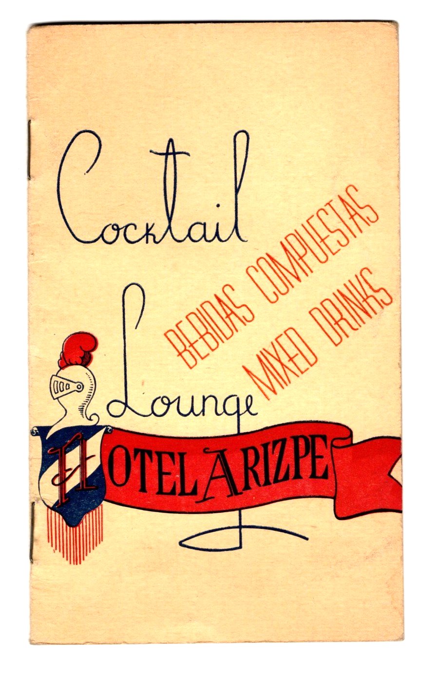 Image for Cocktail Lounge, Hotel Arizpe Sainz :  Bebidas Compuestas, Mixed Drinks