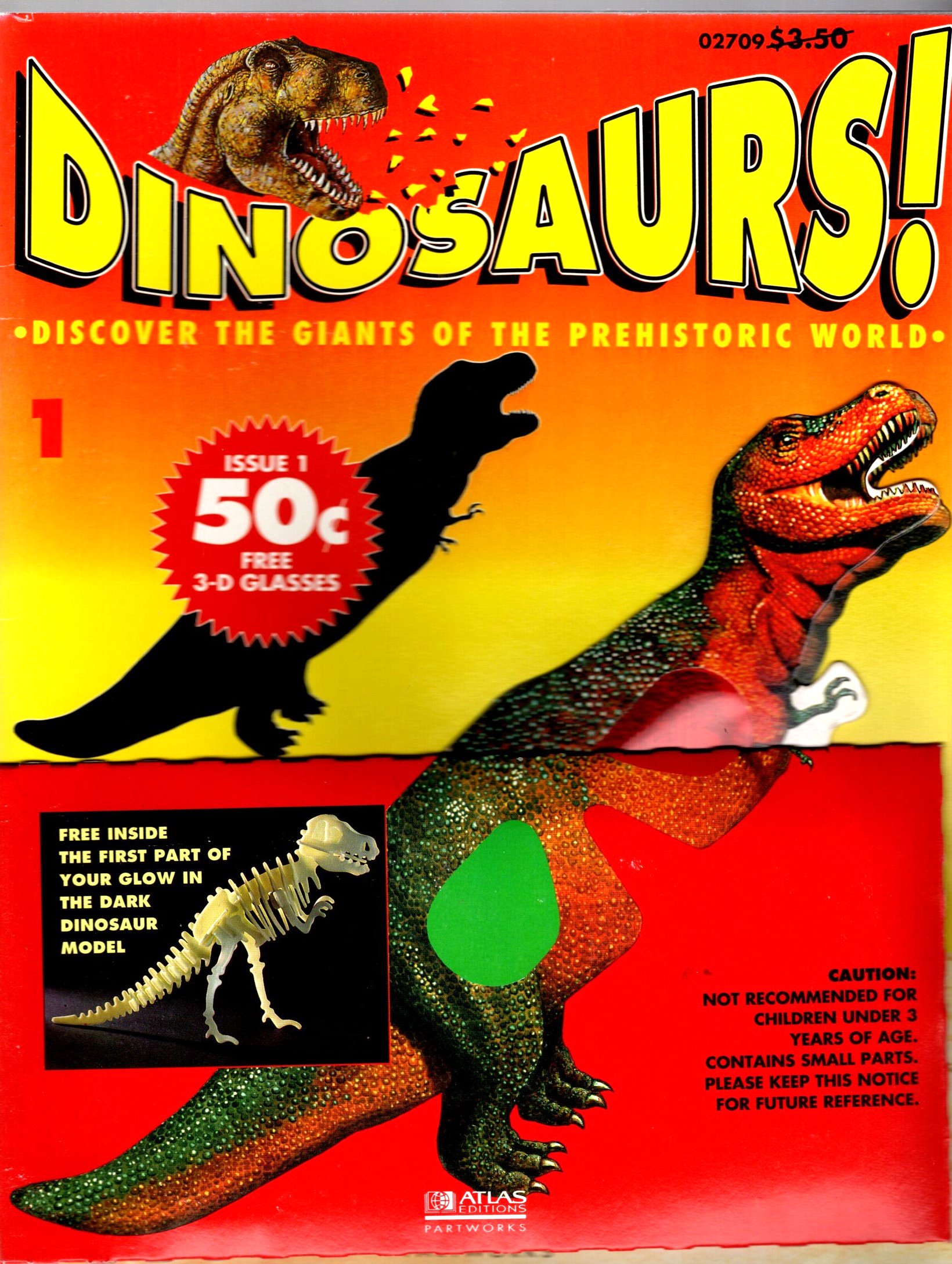 Image for Dinosaurs ! Discover the Giants of the Prehistoric World :  Volume 1, with 3-D Glasses