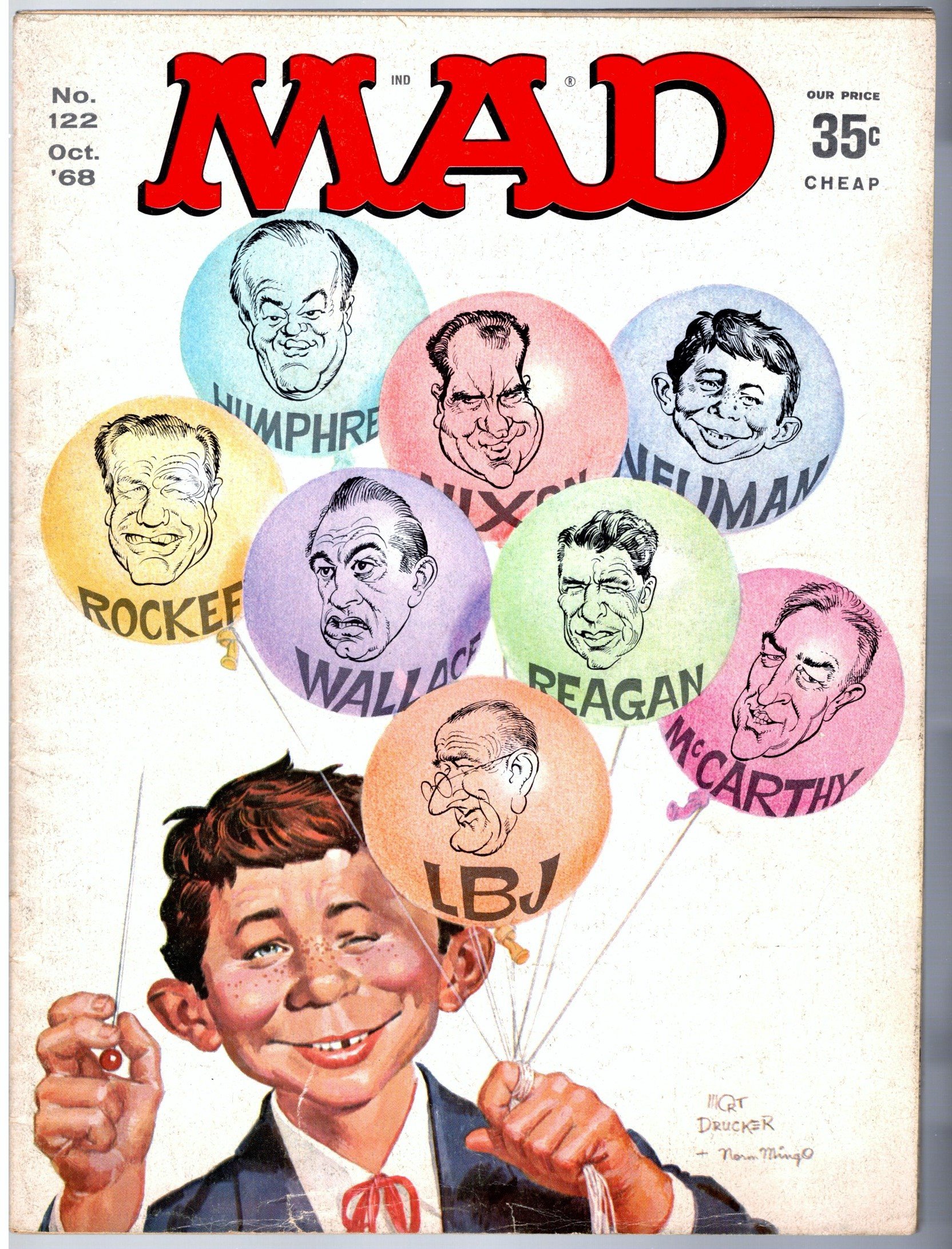 Image for Mad Magazine Number 122 :  October 1968
