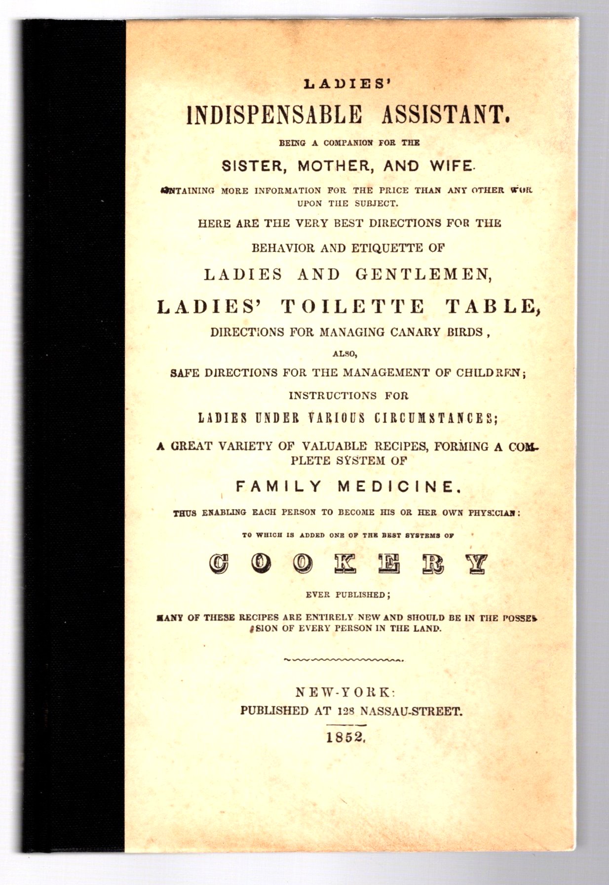 Image for Ladies ' Indispensable Assistant :  Married Ladies Indispensable Assistant and Family Physician