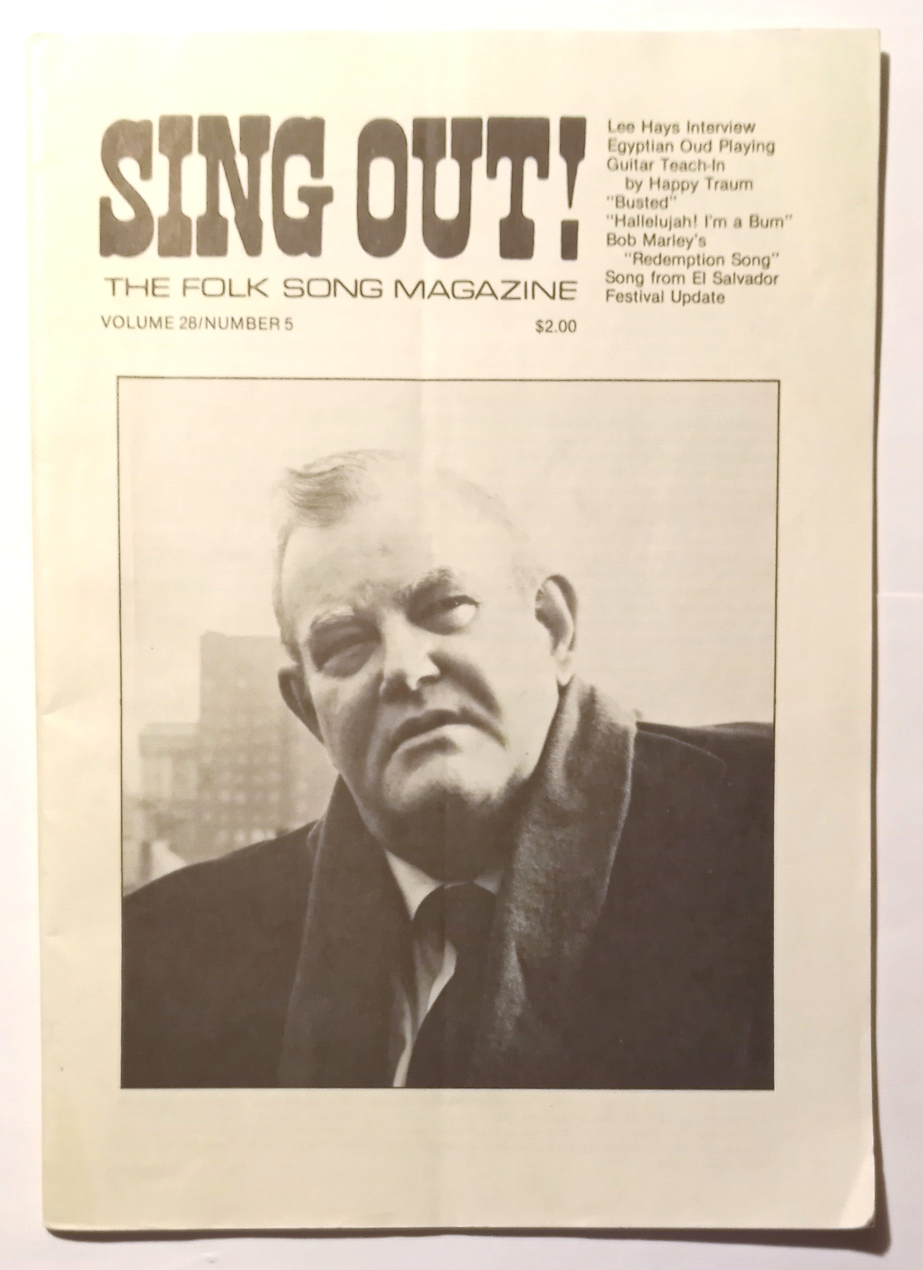 Image for Sing Out ! The Folk Song Magazine :  Volume 28, Number 5, September October 1980, Lee Hays