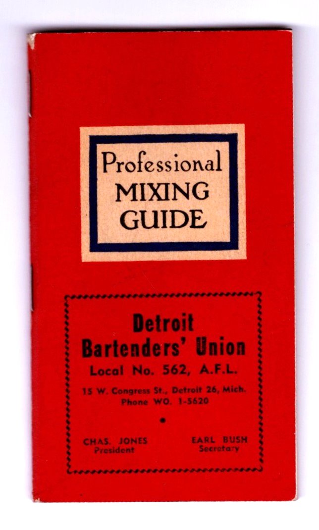 Image for Professional Mixing Guide : The Accredited List of Recognized and Accepted Standard Formulas for Mixed Drinks