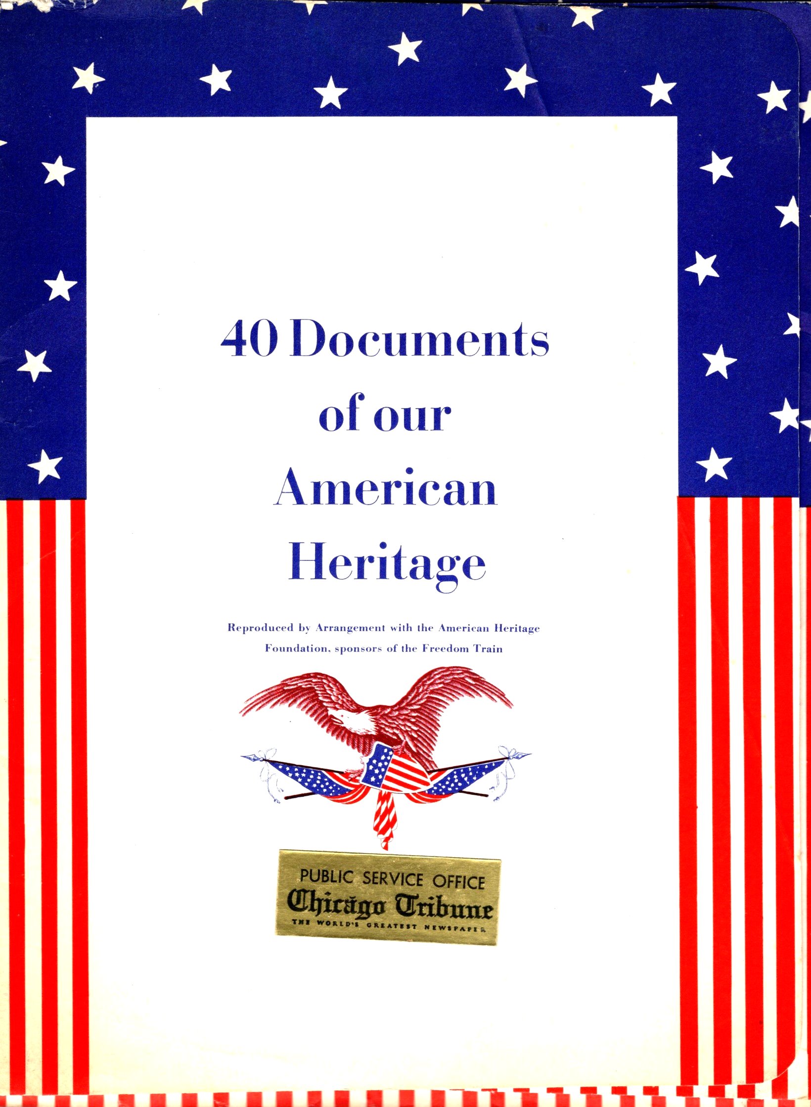 Image for 40 Documents of Our American Heritage