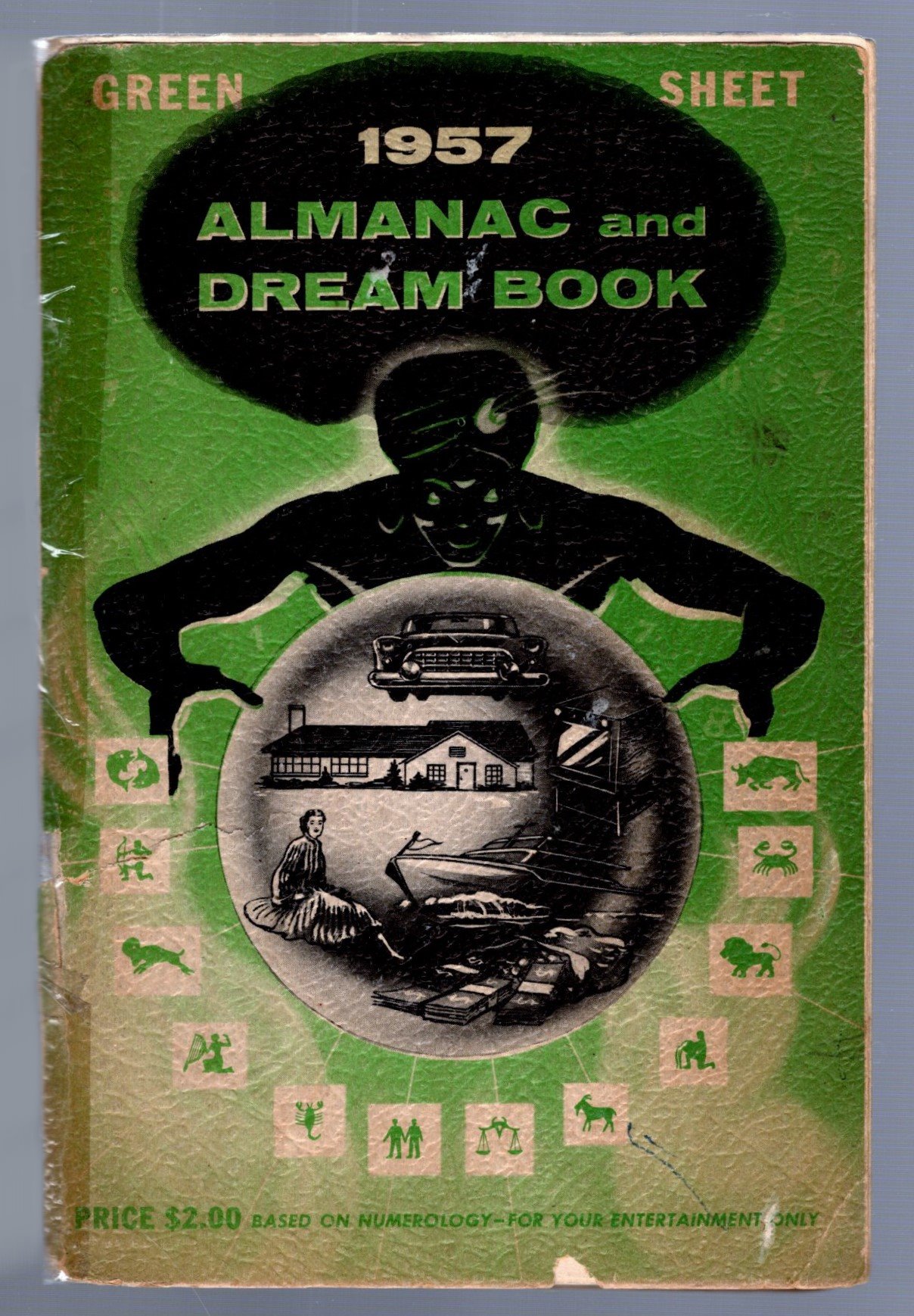 Image for Green Sheet Almanac and Dream Book :  1957