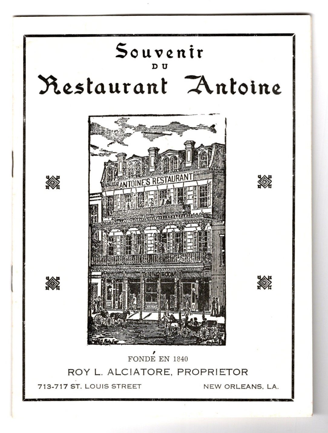 Image for Restaurant Antoine, New Orleans, Louisiana