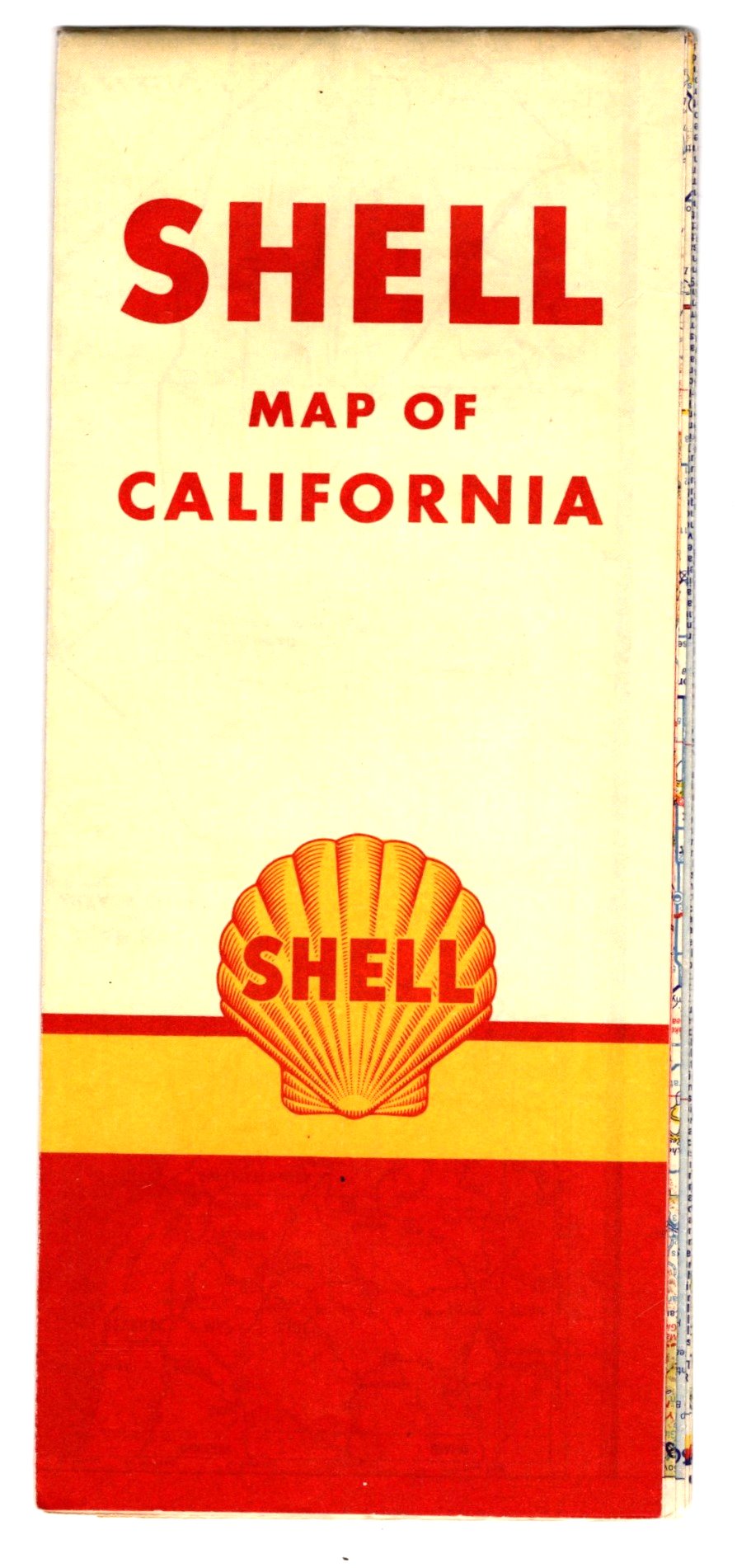 Image for California Road Map :  Shell Highway Map of California, 1936