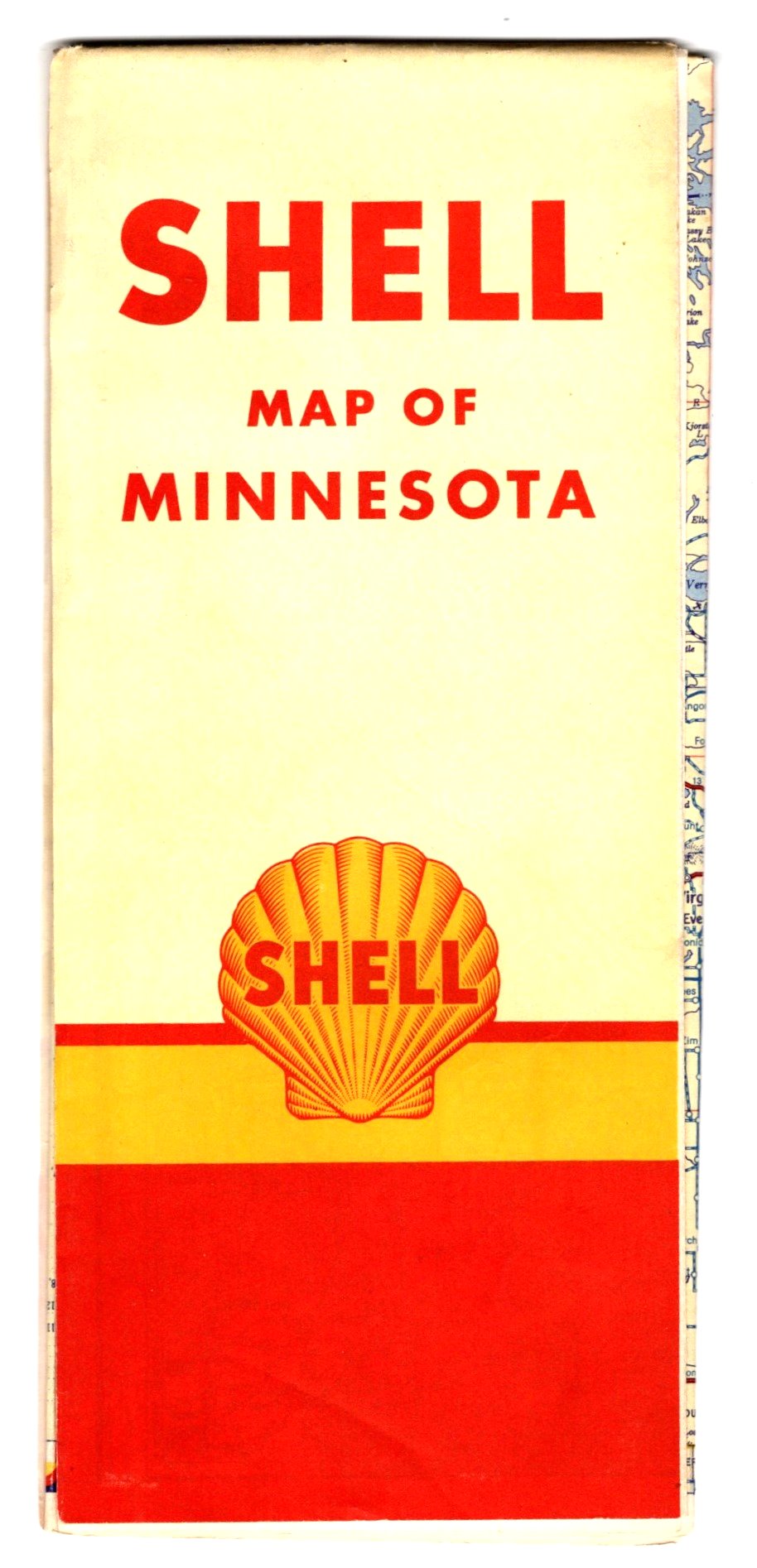 Image for Minnesota Road Map :  Shell Highway Map of Minnesota, 1936