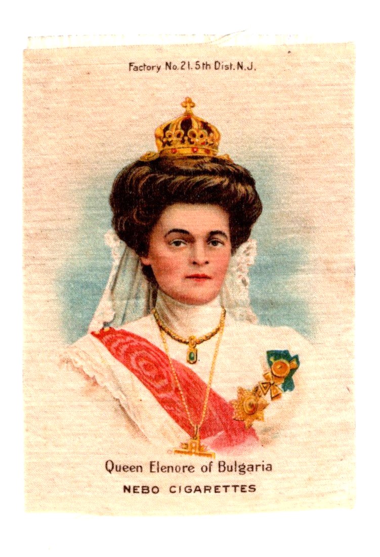 Image for Tobacco Silk Cigarette Card :  Queen Elenore of Bulgaria (Eleonore)
