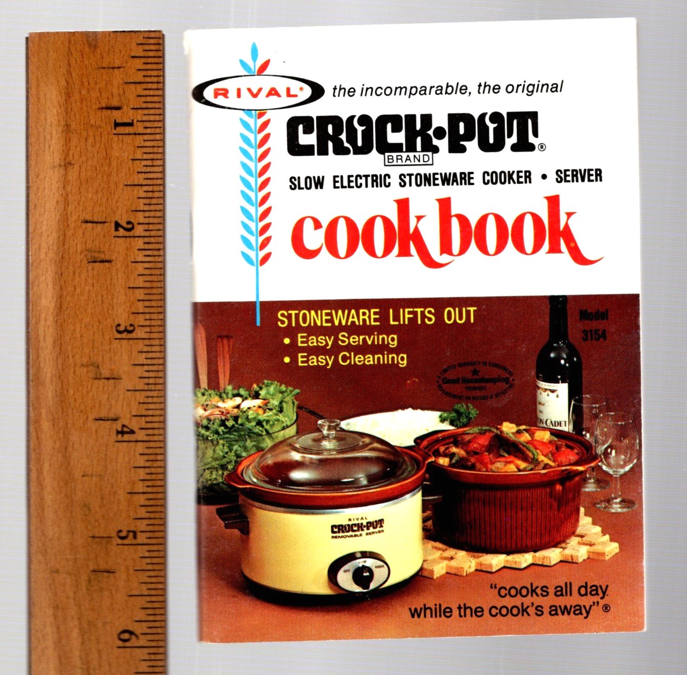 Image for Rival Crockpot, the Incomparable, the Original :  Crock Pot Brand Slow Electric Stonewear Cooker, Server, Cookbook