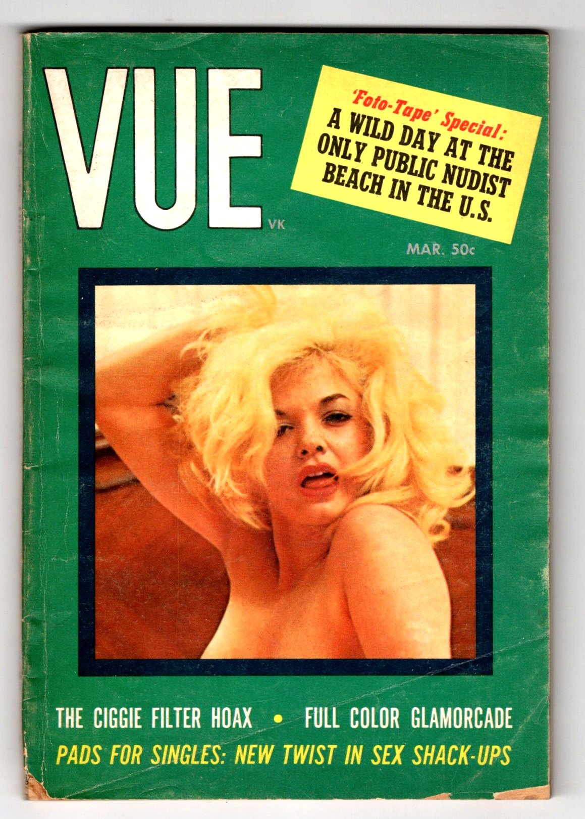 Image for Vue, March 1967 :  America's Digest for Men, Elaine Desmond Cover