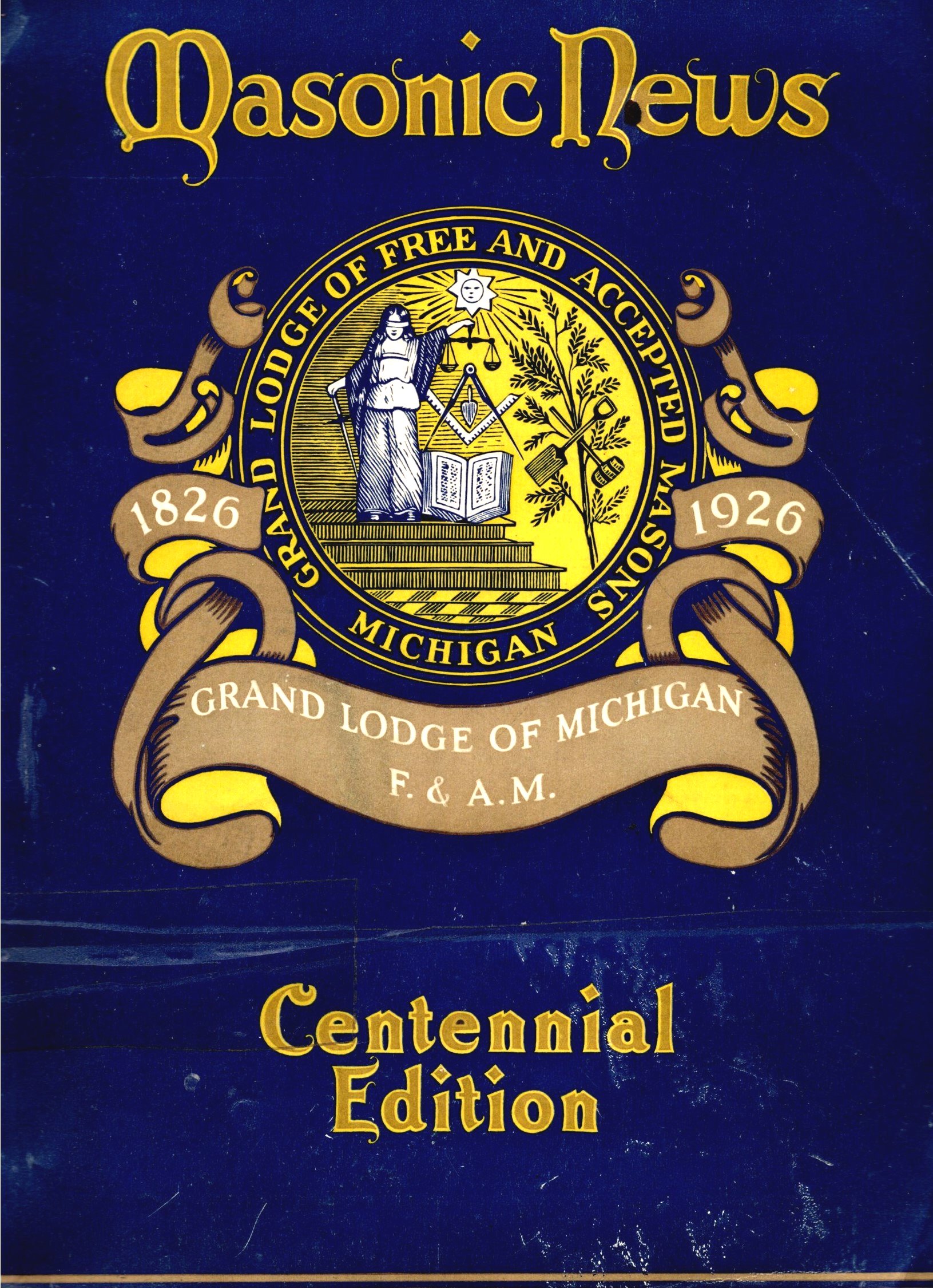 Image for Masonic News, the National Masonic Mag, Centennial Edition :  1826-1926, Free and Accepted Masons