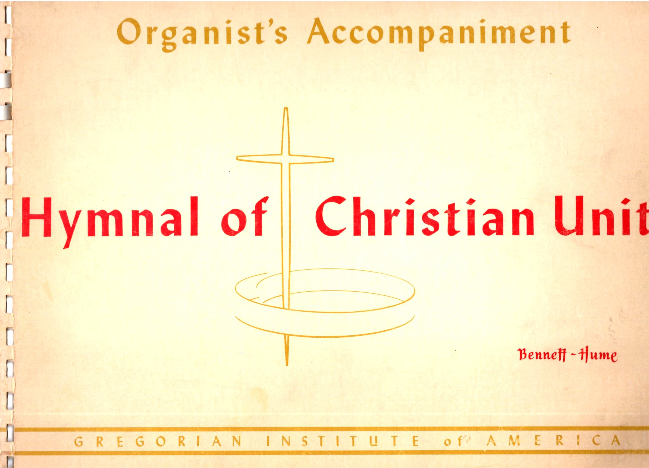 Image for Hymnal of Christian Unity :  Edition G-1040, Organist's Accompaniment