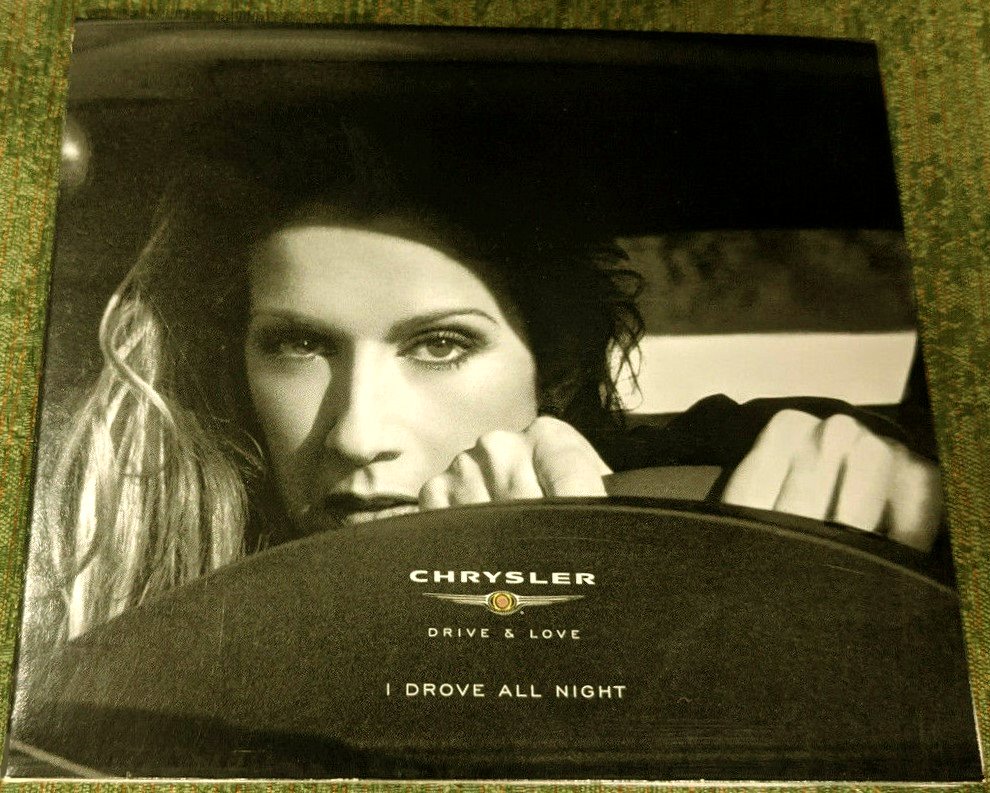 洋楽レコード　CELINE DION I DROVE ALL~ WRRC 24571.jpg