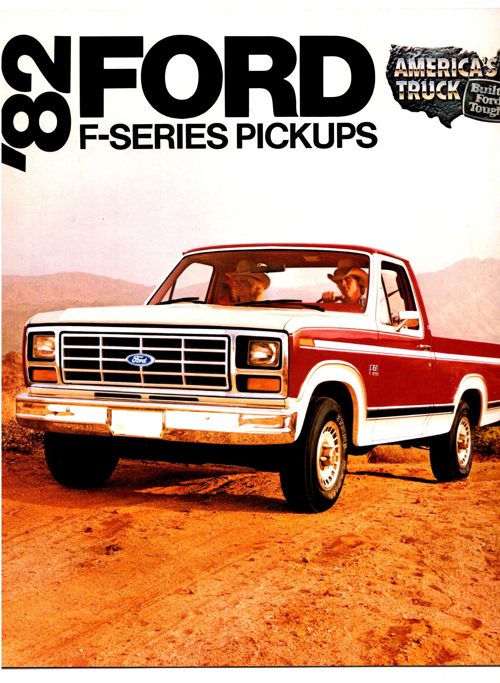 1982 Ford F-Series Pickups : America's Trucks, Built Ford Touch, Sales Booklet