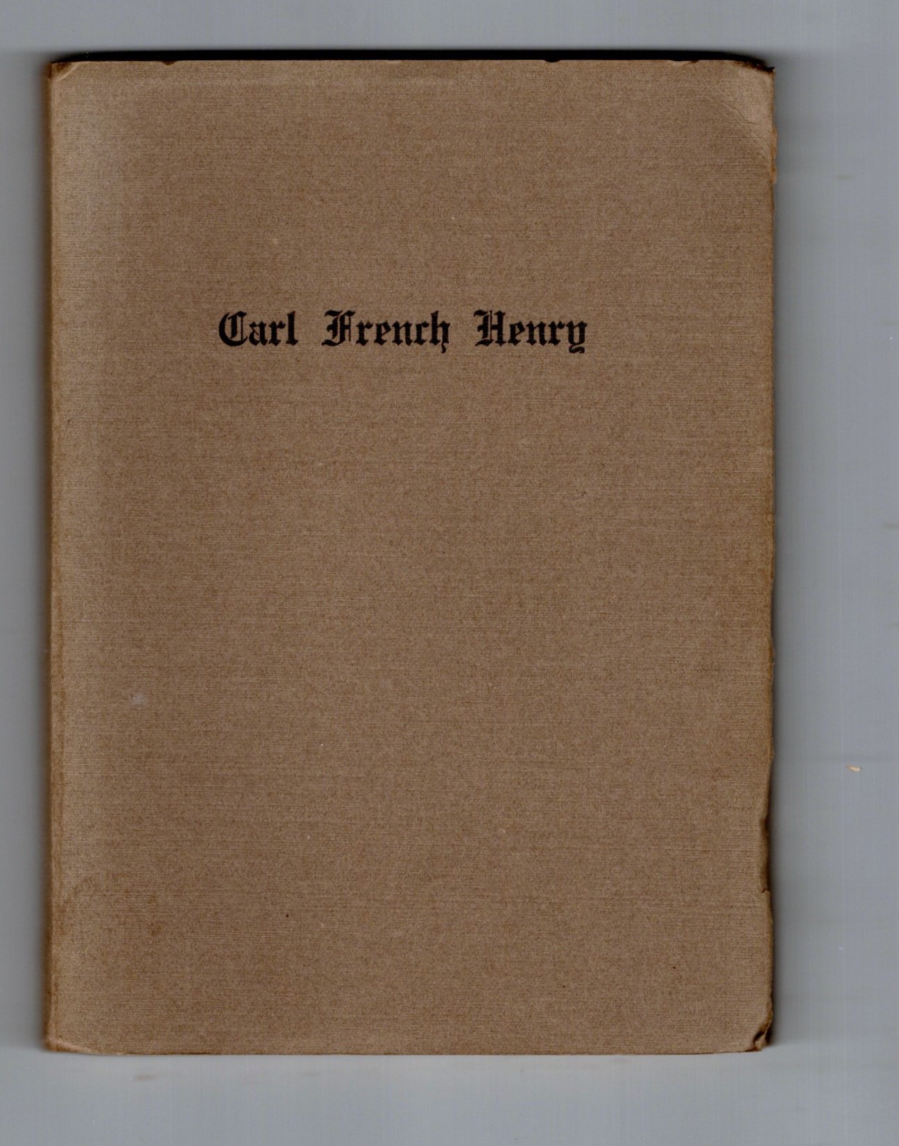 Carl French Henry : A Memorial