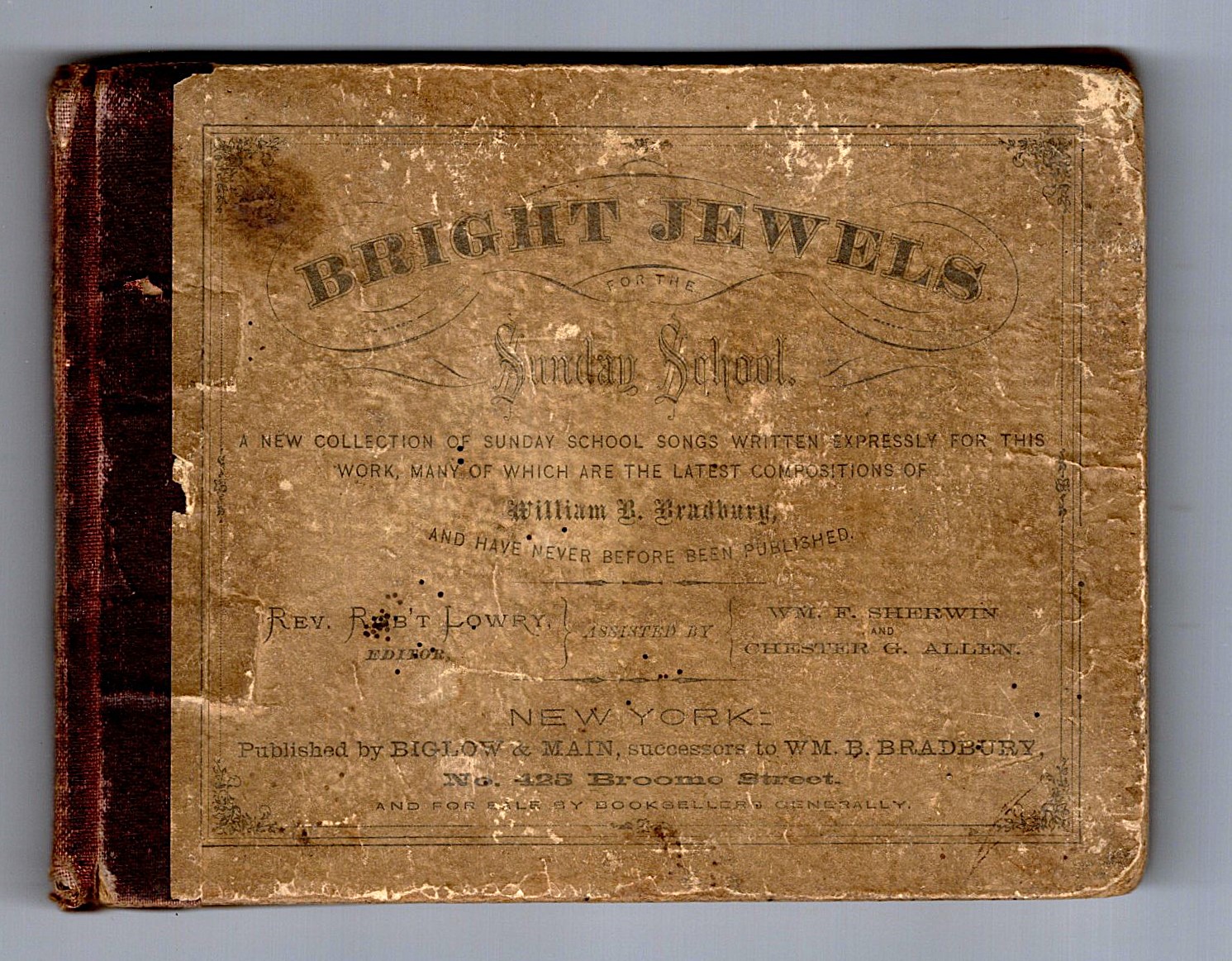 Bright Jewels for the Sunday School : A New Collection of Sunday School Songs Written Expressly for This Work