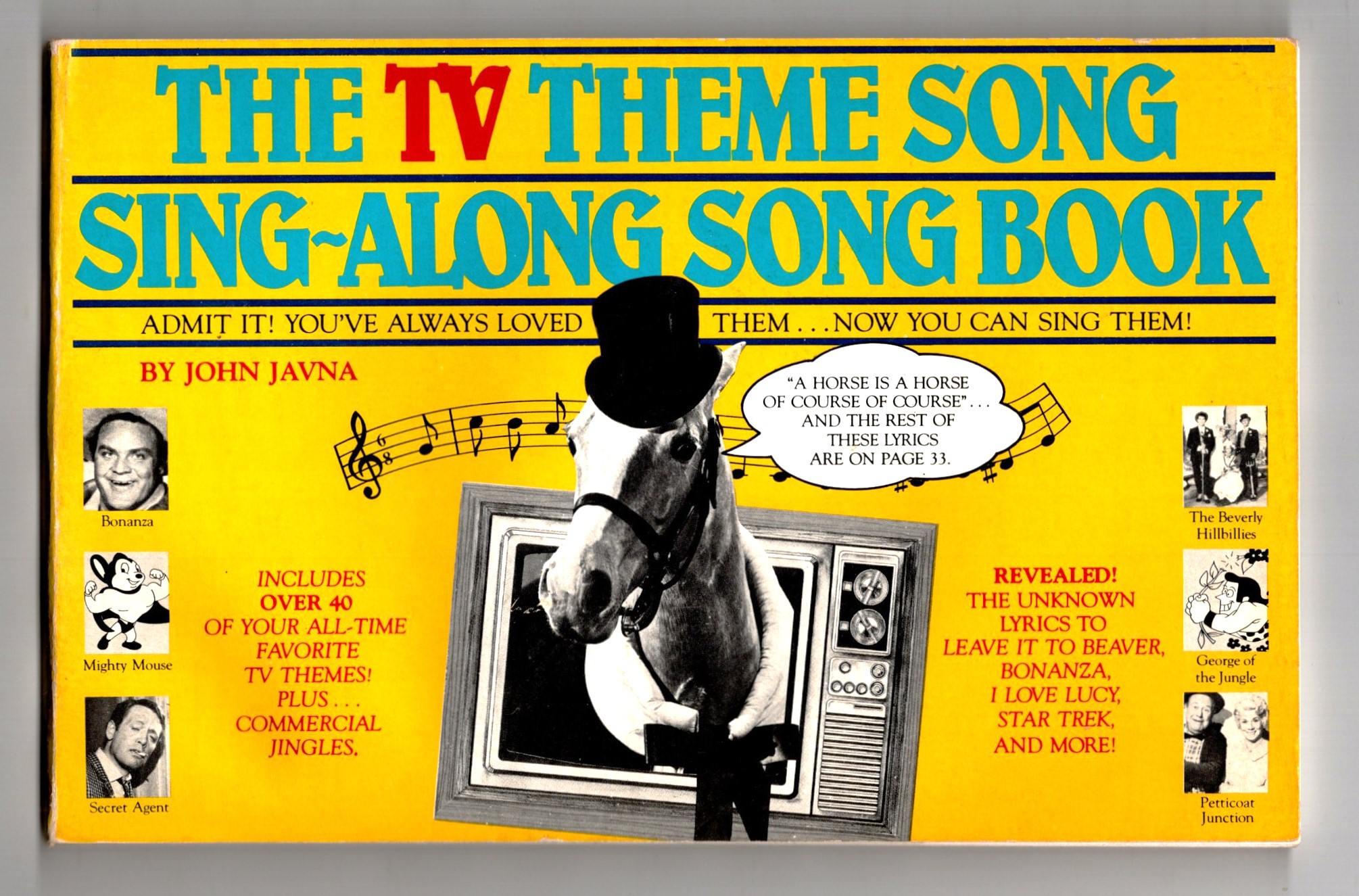 TV Theme Song Sing-Along Songbook : Volume 2 (Yellow Cover)