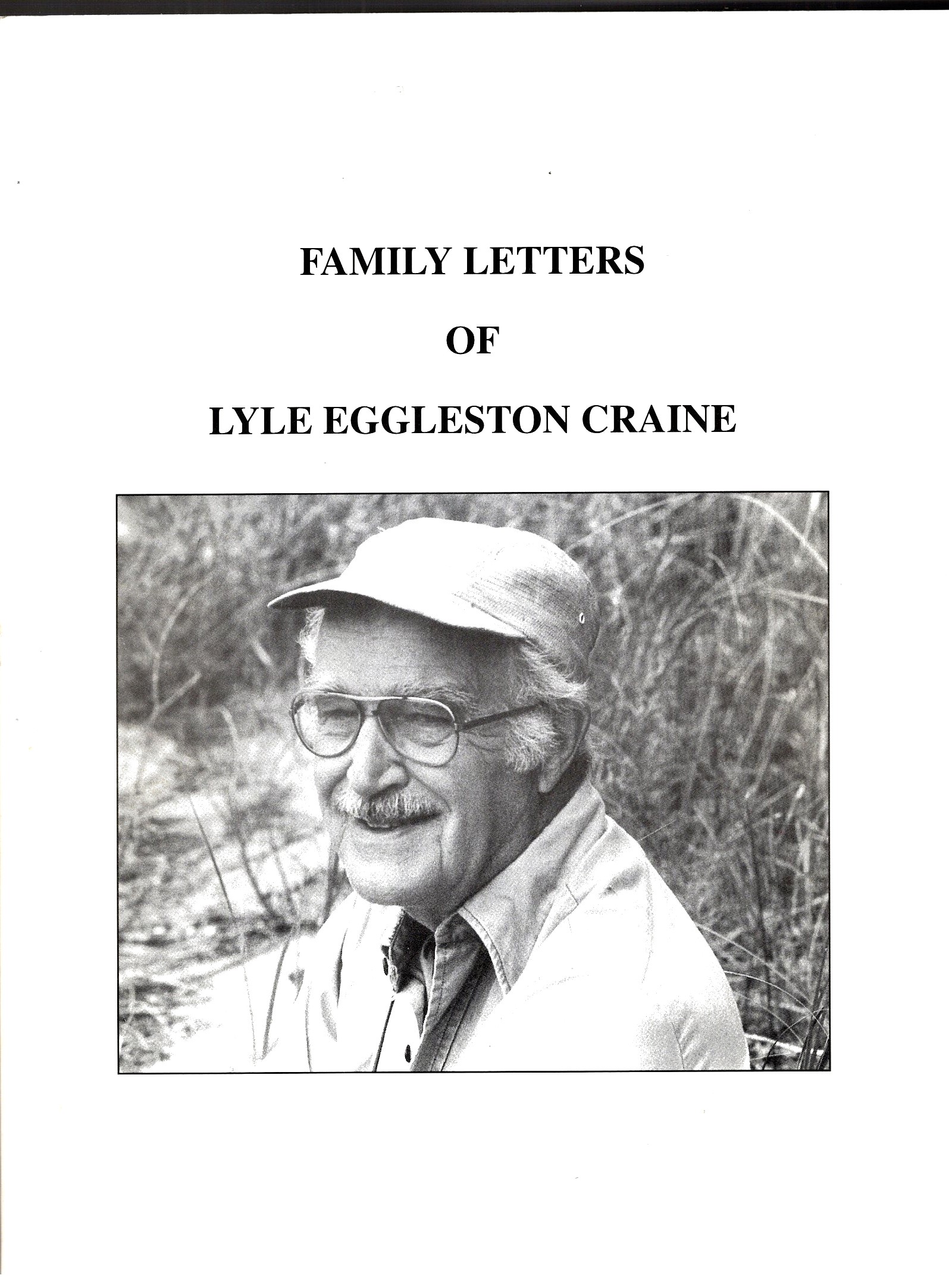 Family Letters of Lyle Eggleson Craine