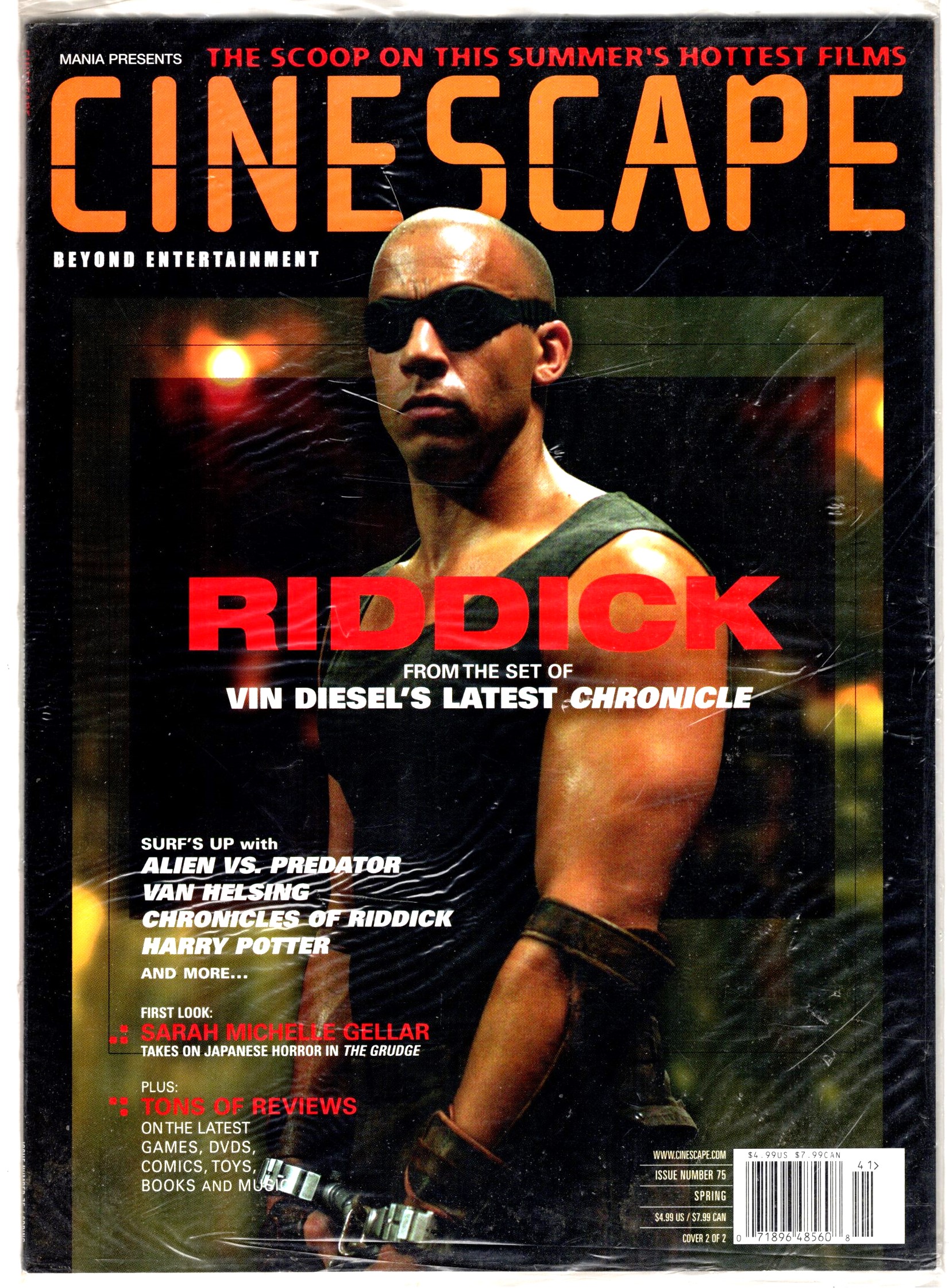 Cinescape Magazine, Beyond Entertainment : Vin Diesel, Chronicles of Riddick
