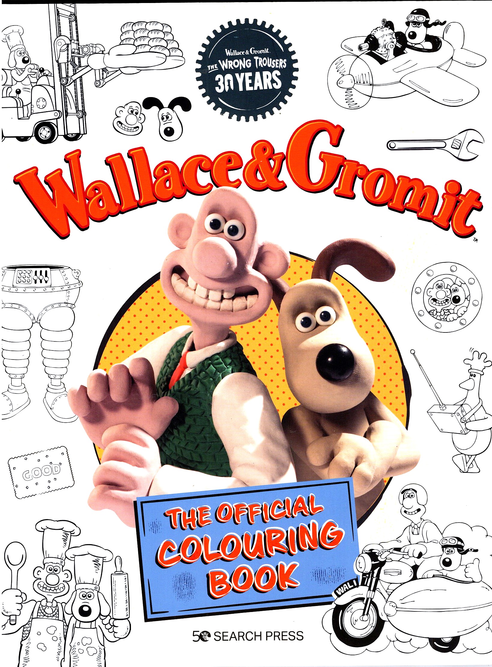 Wallace & Gromit : The Official Colouring Book (Coloring Book)