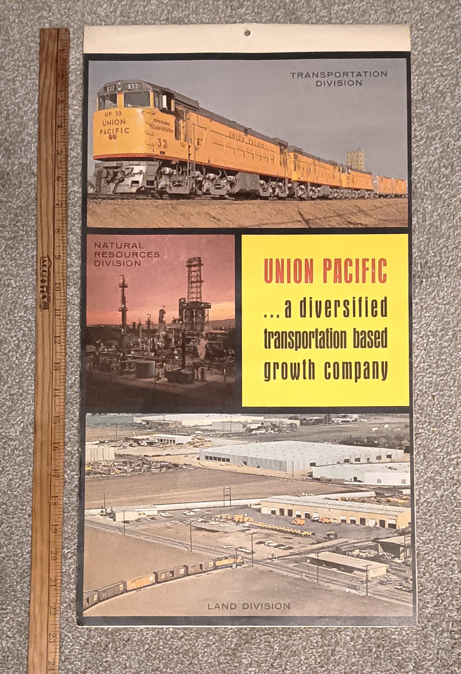 Union Pacific Railroad 1970-1971 : (Color Calendar) a Diversified Transportation Based Growth Company