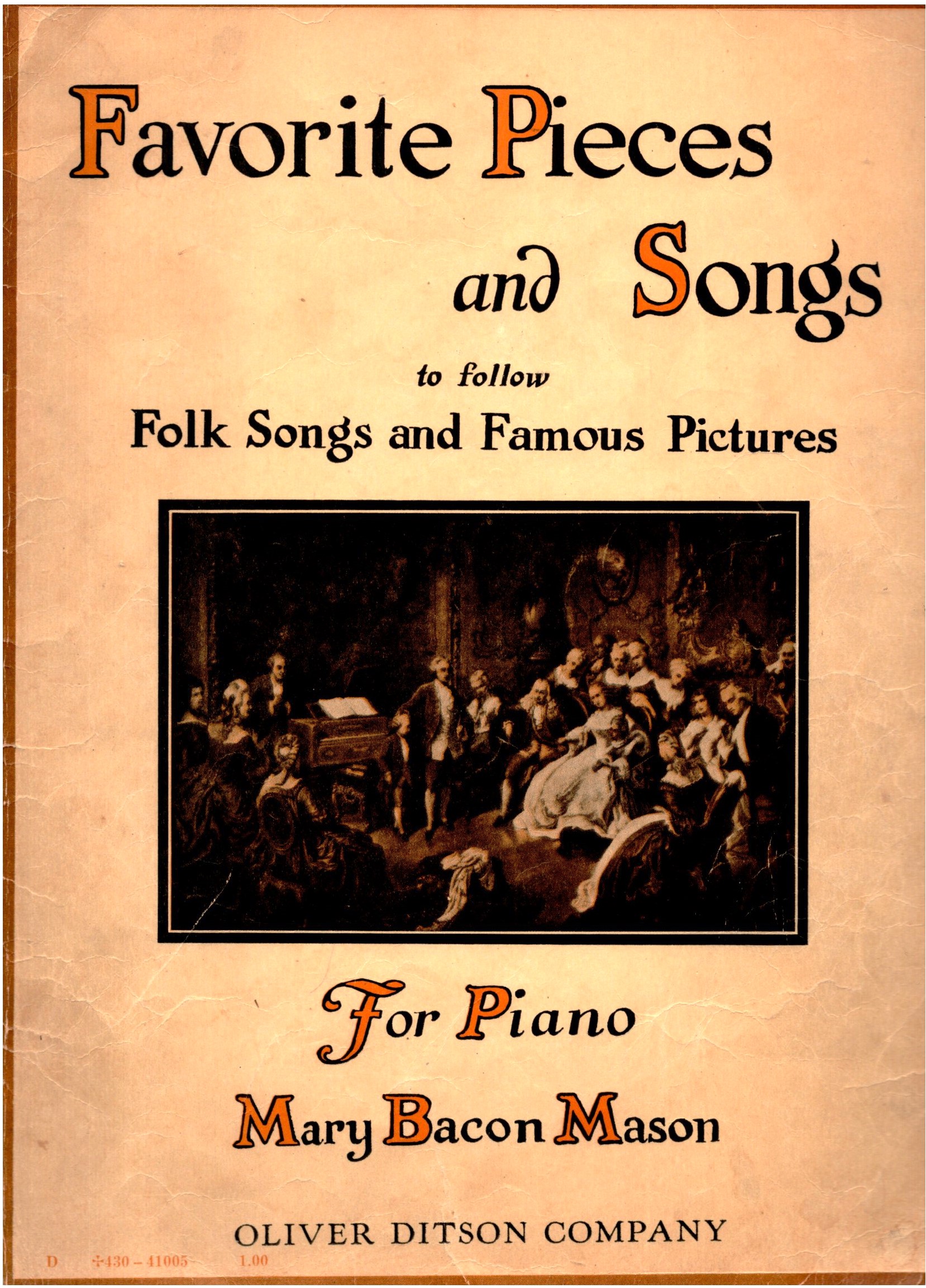 Favorite Pieces and Songs : A Study Book to Follow Folksongs and Famous Pictures