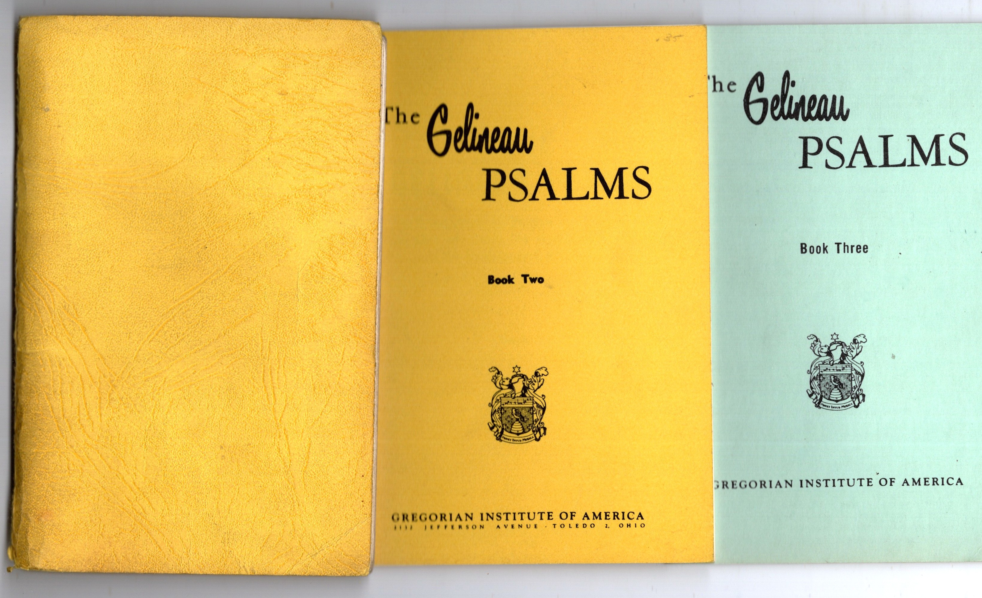 Gelineau Psalms, the : Book One, Book Two, Book Three