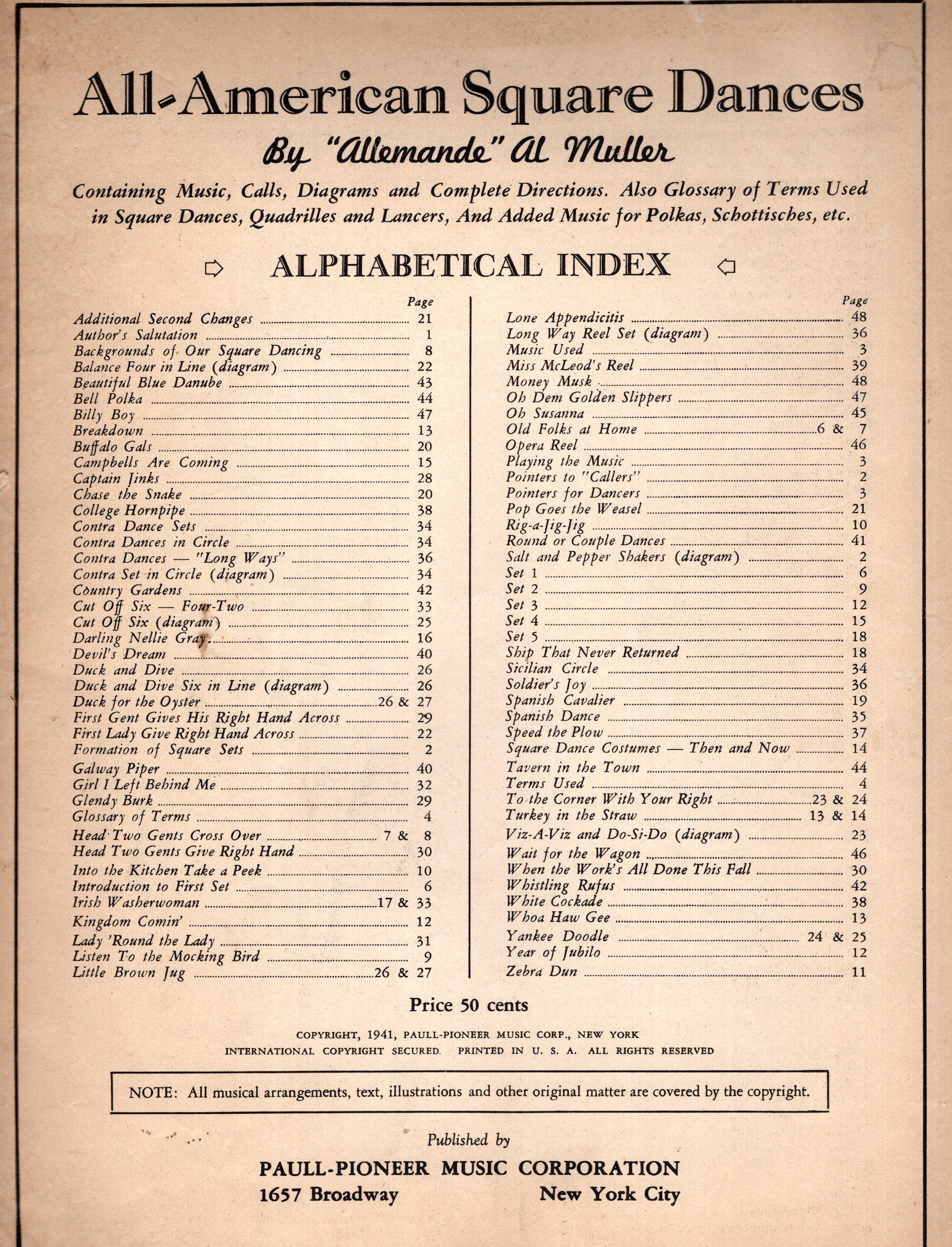 All America Square Dances