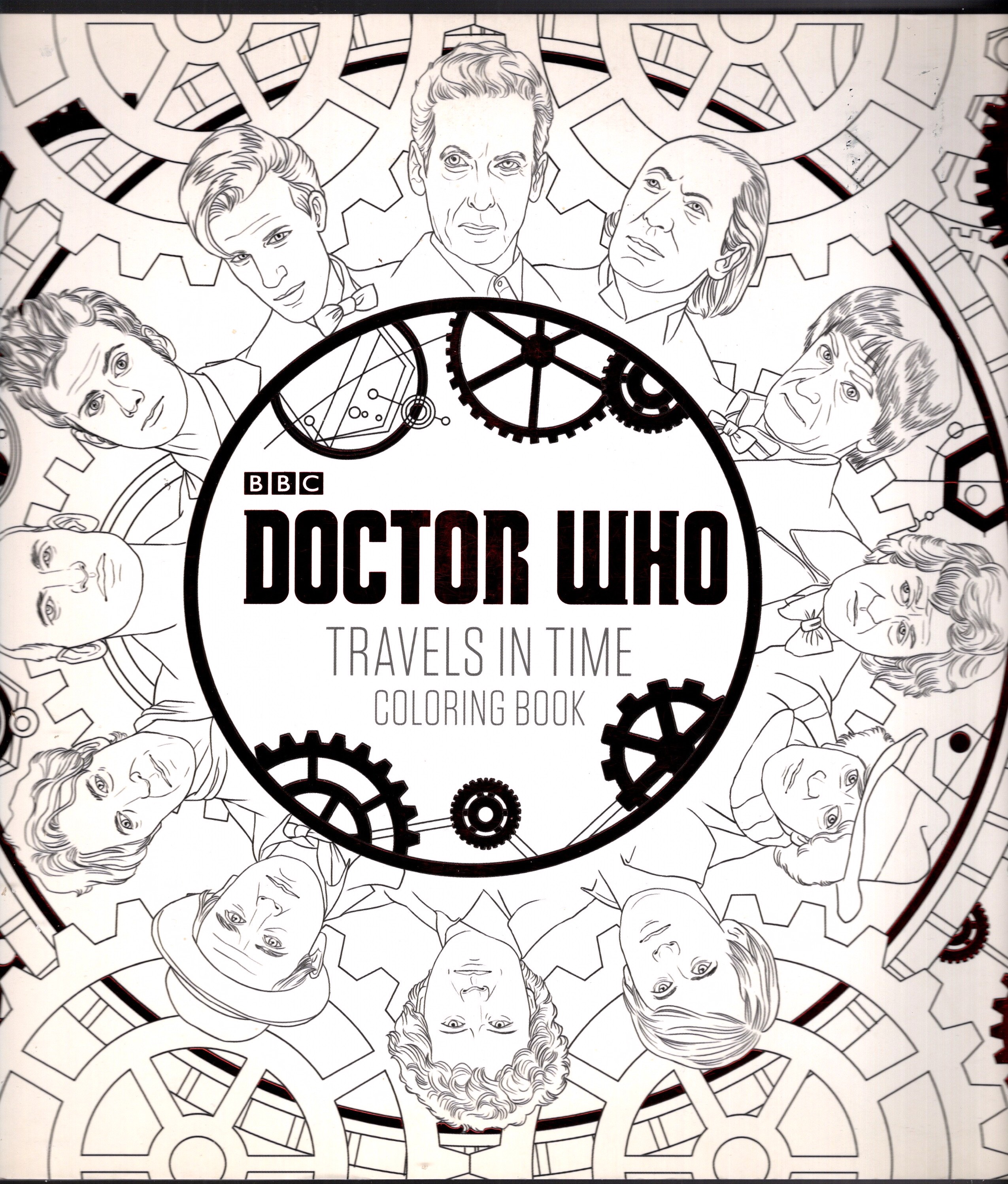 Doctor Who Travels in Time Coloring Book