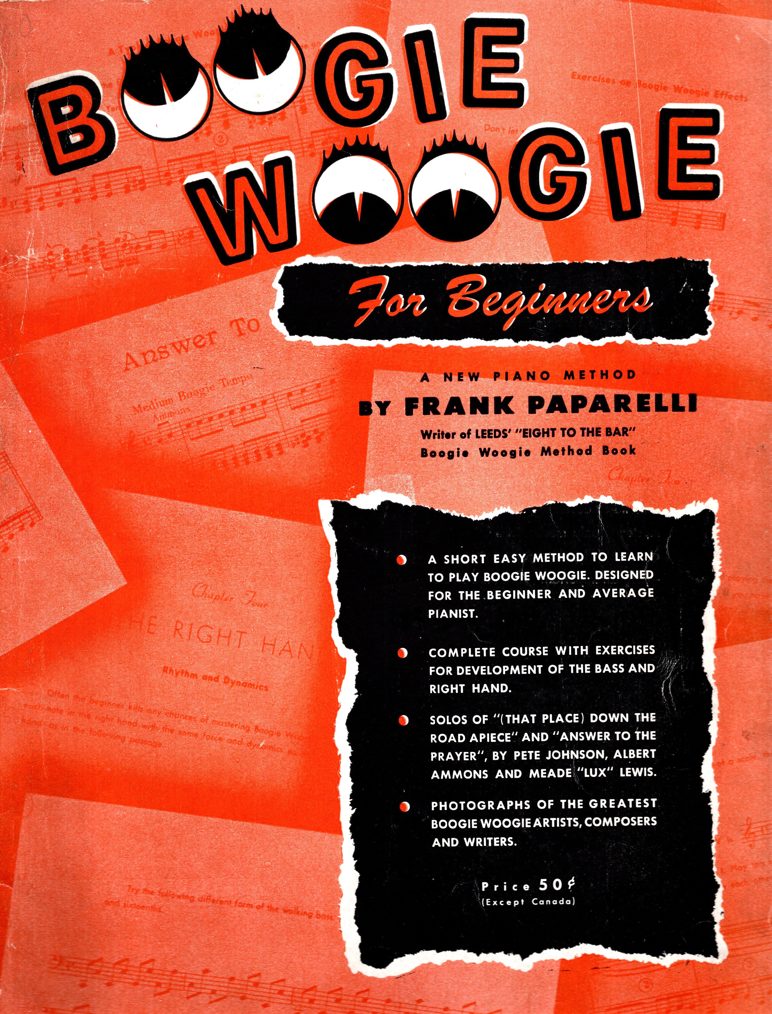Boogie Woogie for Beginners : A New Piano Method