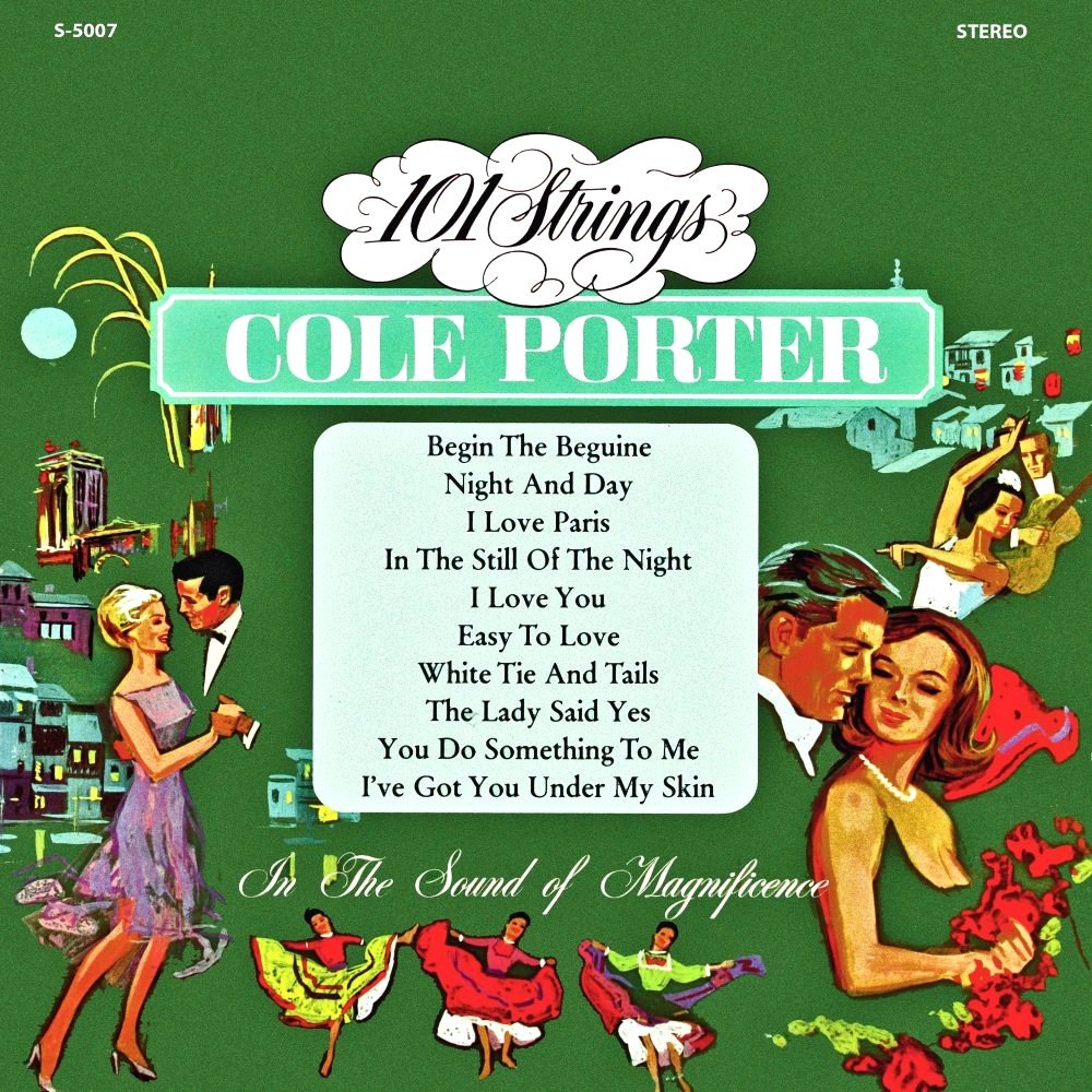 Romance and Sophistication of Cole Porter, 101 Strings : Vintage LP Vinyl Record