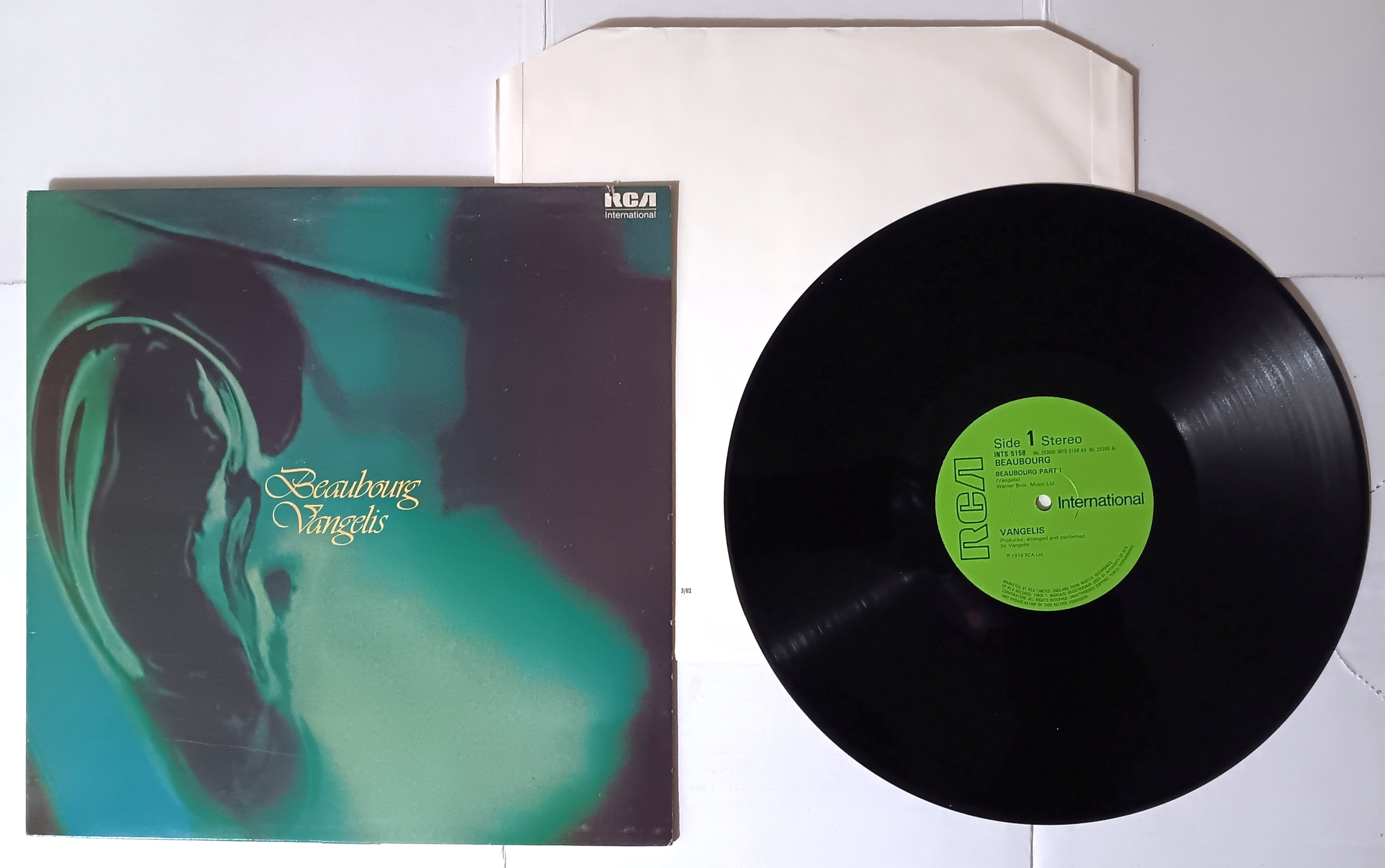 Image for Vangelis, Beaubourg : Vintage LP Vinyl Record Vangelis, Beaubourg : Vintage LP Vinyl Record