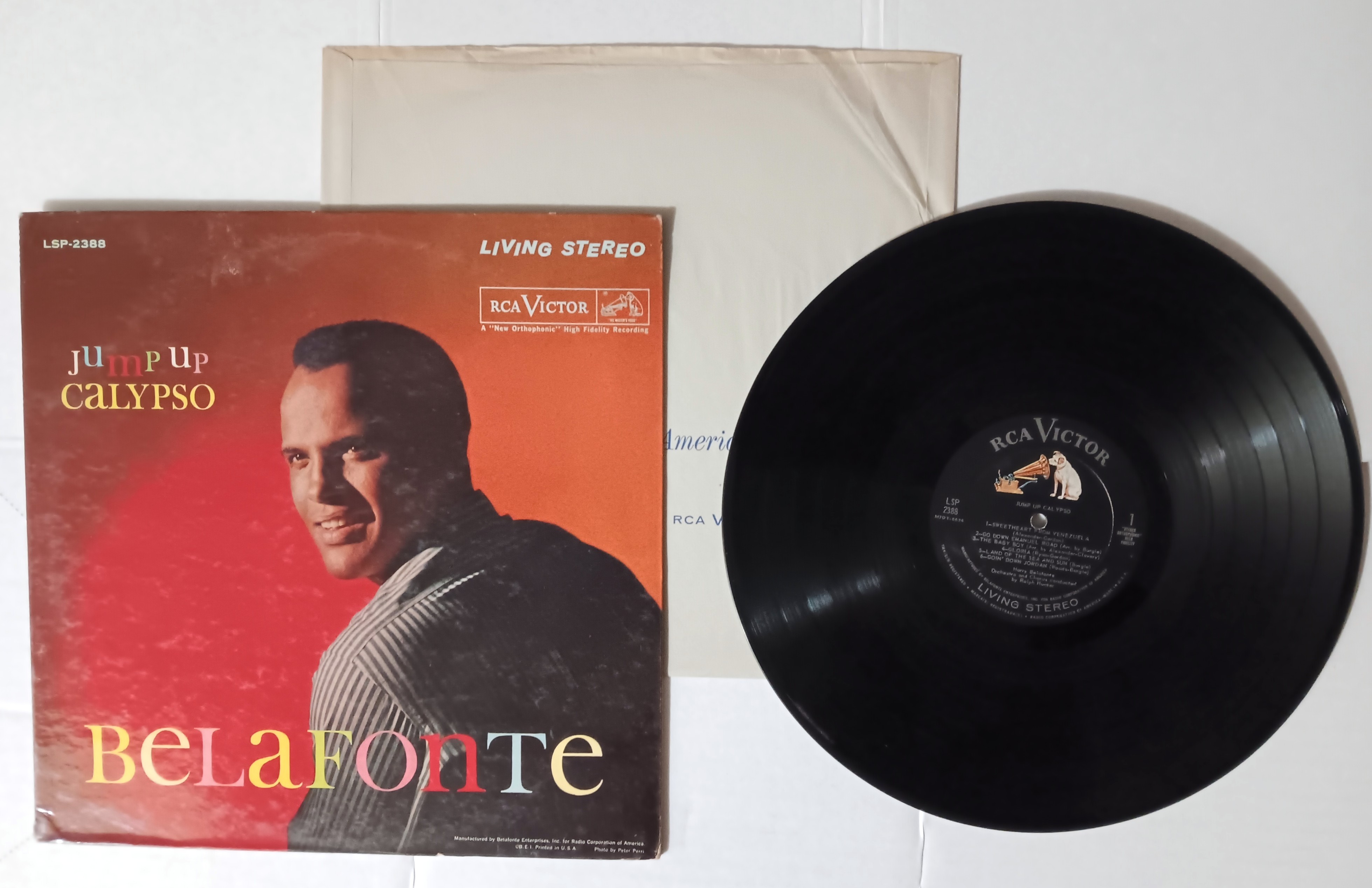 Image for Harry Belafonte, Jump Up Calypso, Living Stereo : Vintage LP Vinyl Record Harry Belafonte, Jump Up Calypso, Living Stereo : Vintage LP Vinyl Record