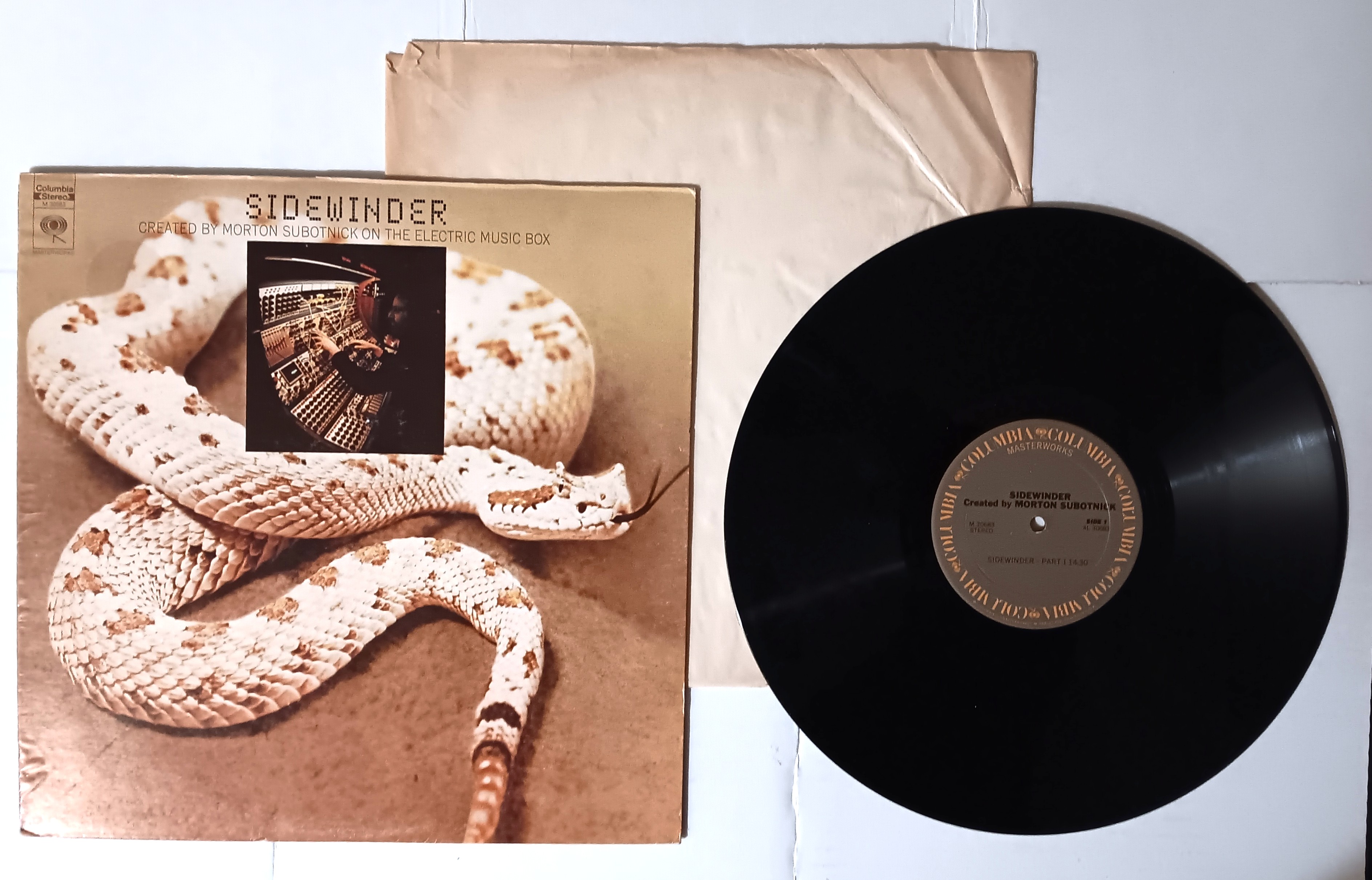 Sidewinder, Created by Morton Subotnick on the Electric Music Box : Vintage LP Vinyl Record