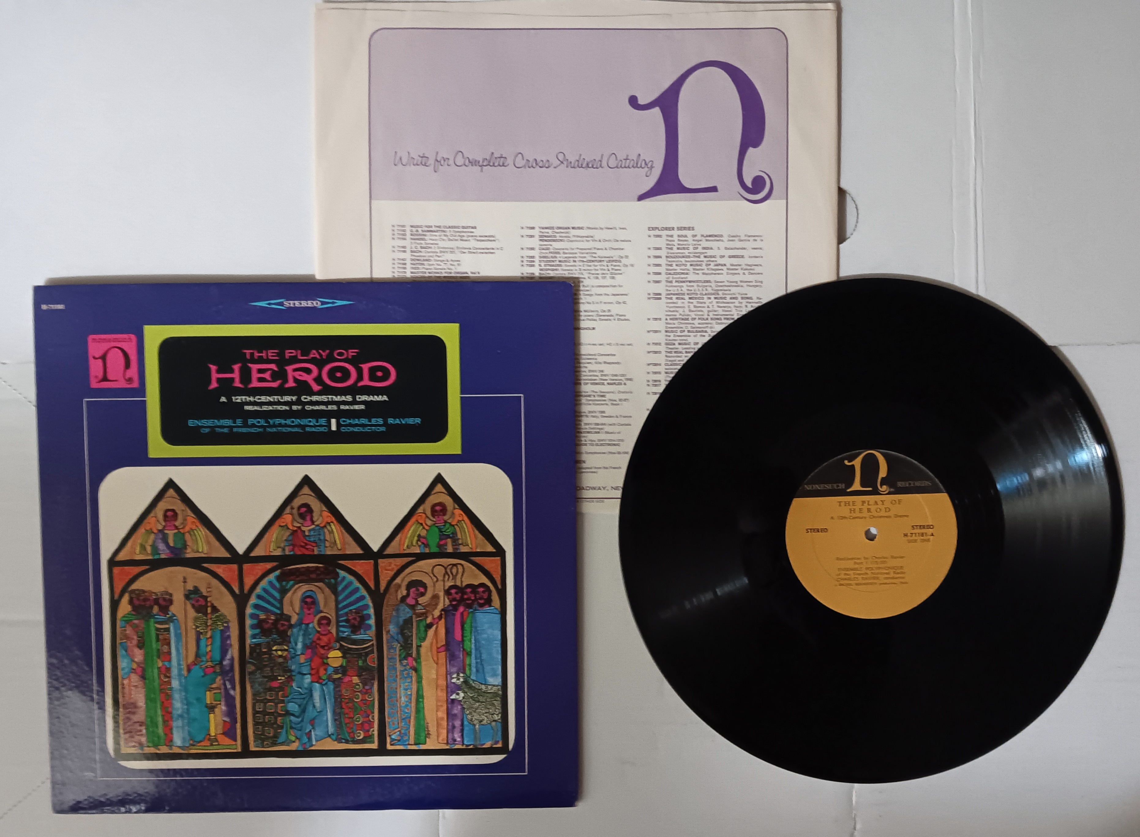 Play of Herod, The, a 12th-Century Christmas Drama : Vintage LP Vinyl Record