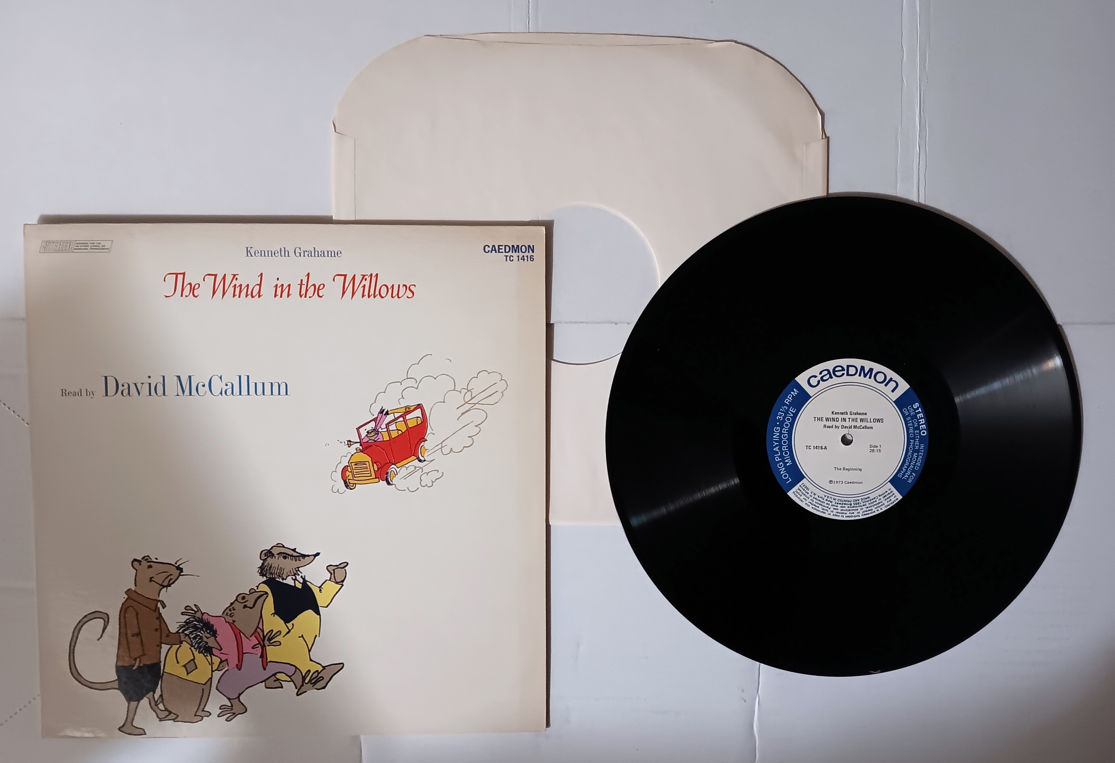 Image for Wind in the Willows, the, Read by David McCallum : Vintage LP Vinyl Record Wind in the Willows, the, Read by David McCallum : Vintage LP Vinyl Record